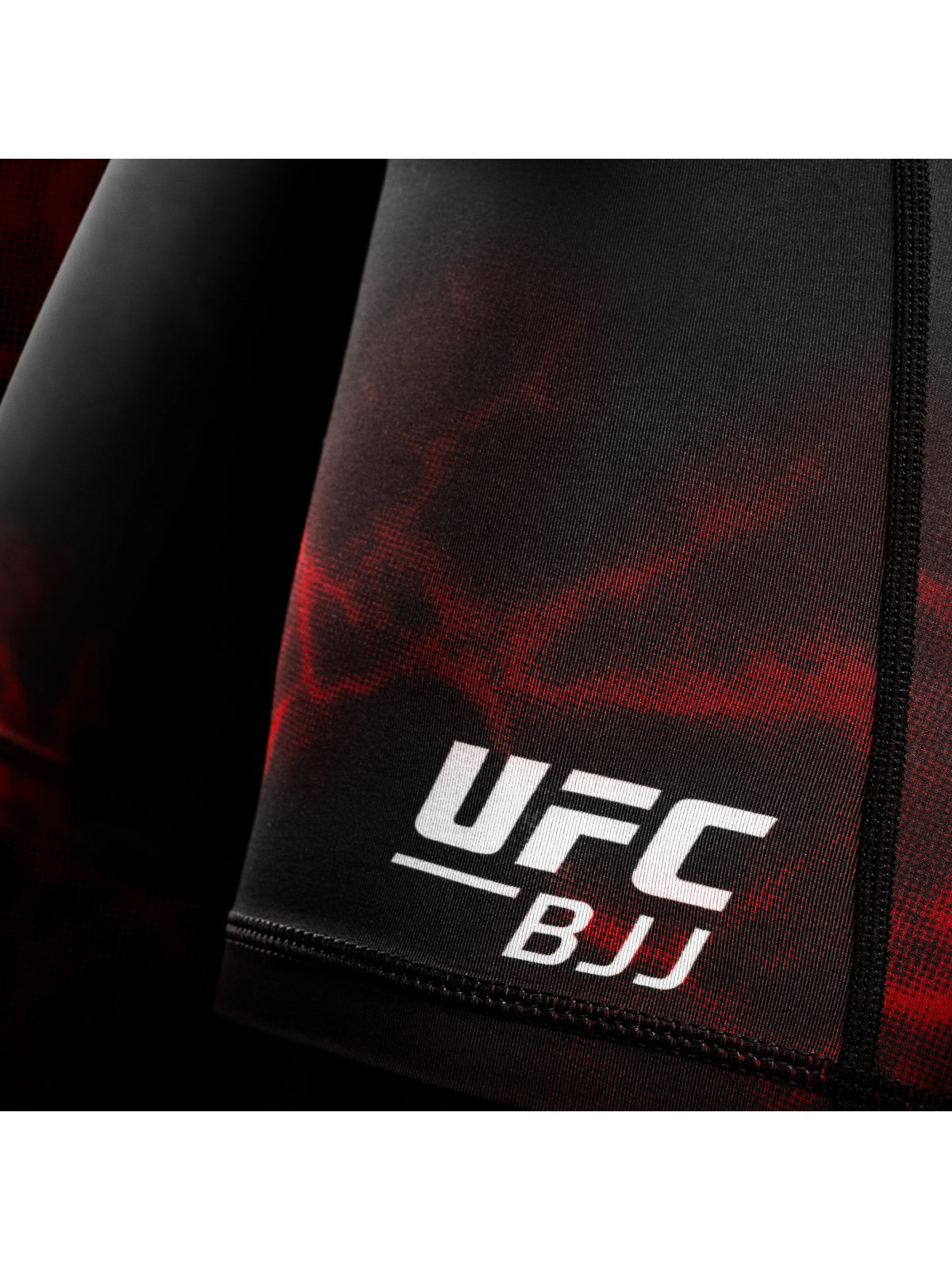 UFC BJJ Men's Vale Tudo Shorts, black/red, image 5