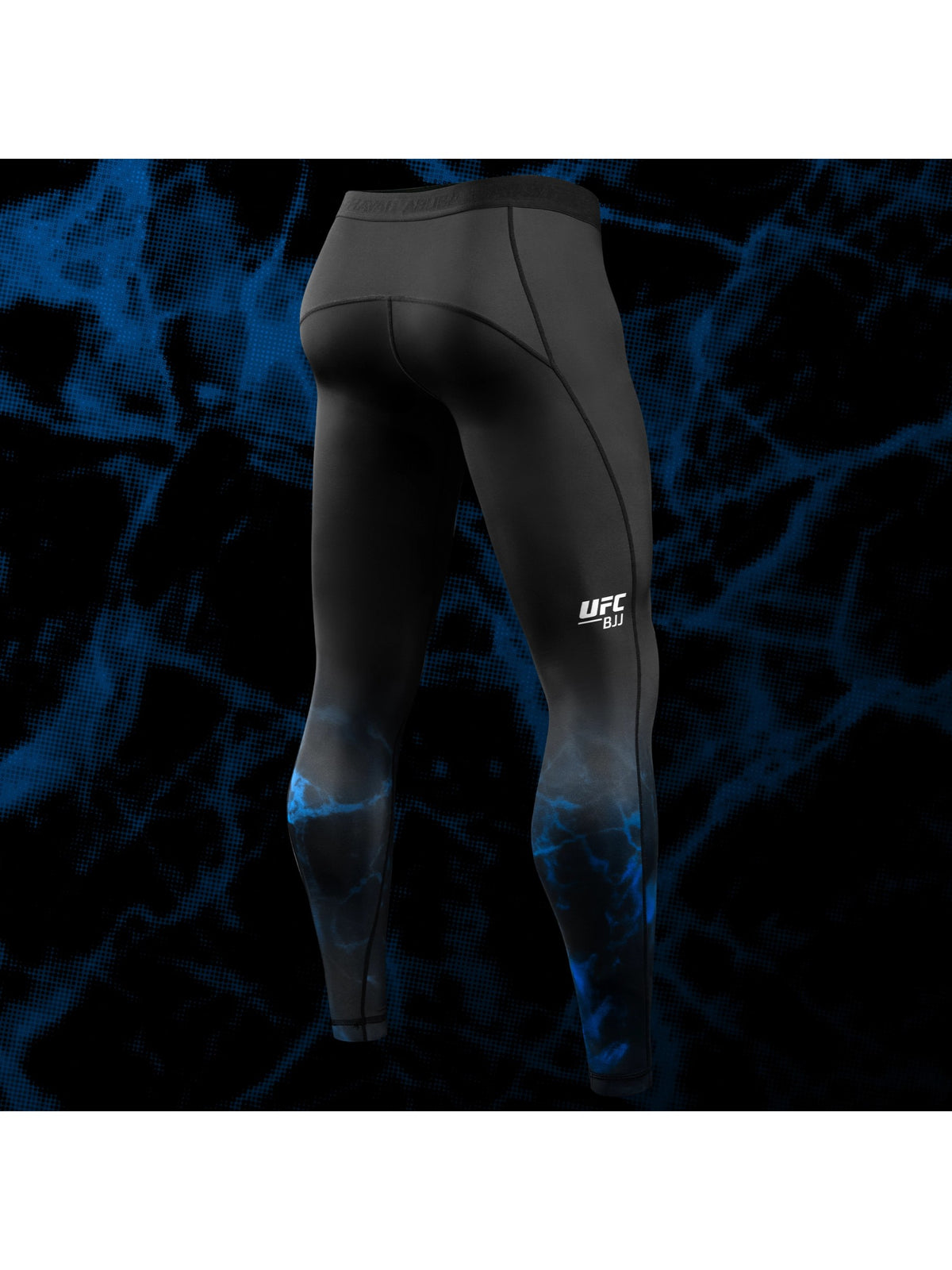 UFC BJJ Men's Spats, black/blue, image 2