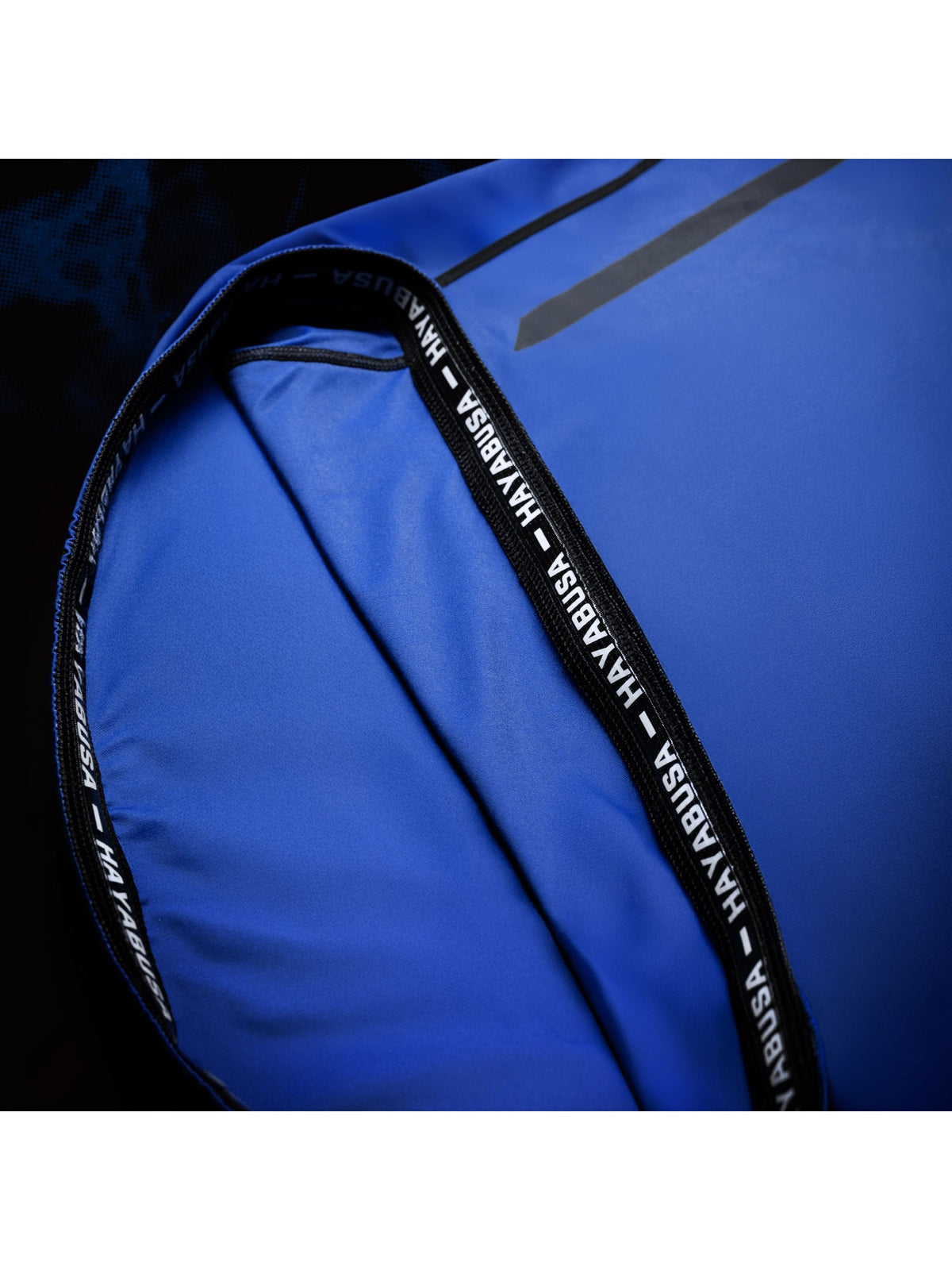 UFC BJJ Men's Short Sleeve Rash Guard, black/blue, image 7
