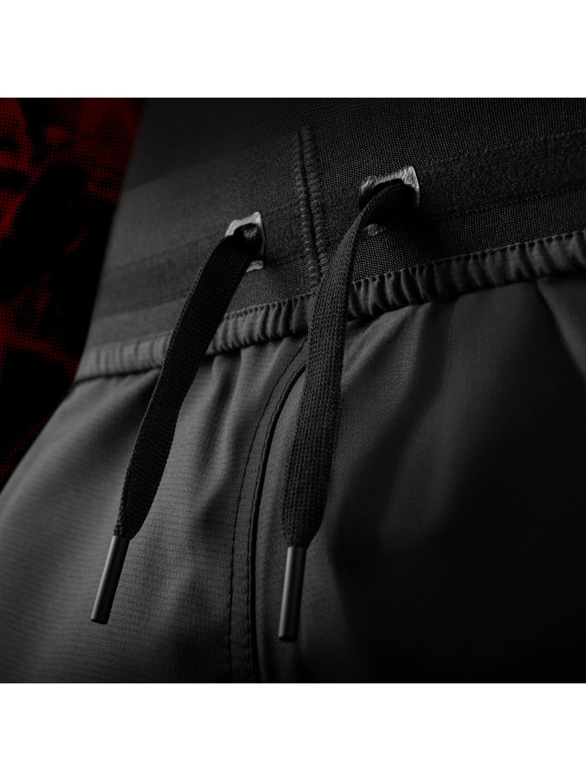 UFC BJJ Women's Grappling Shorts, black/red, image 7