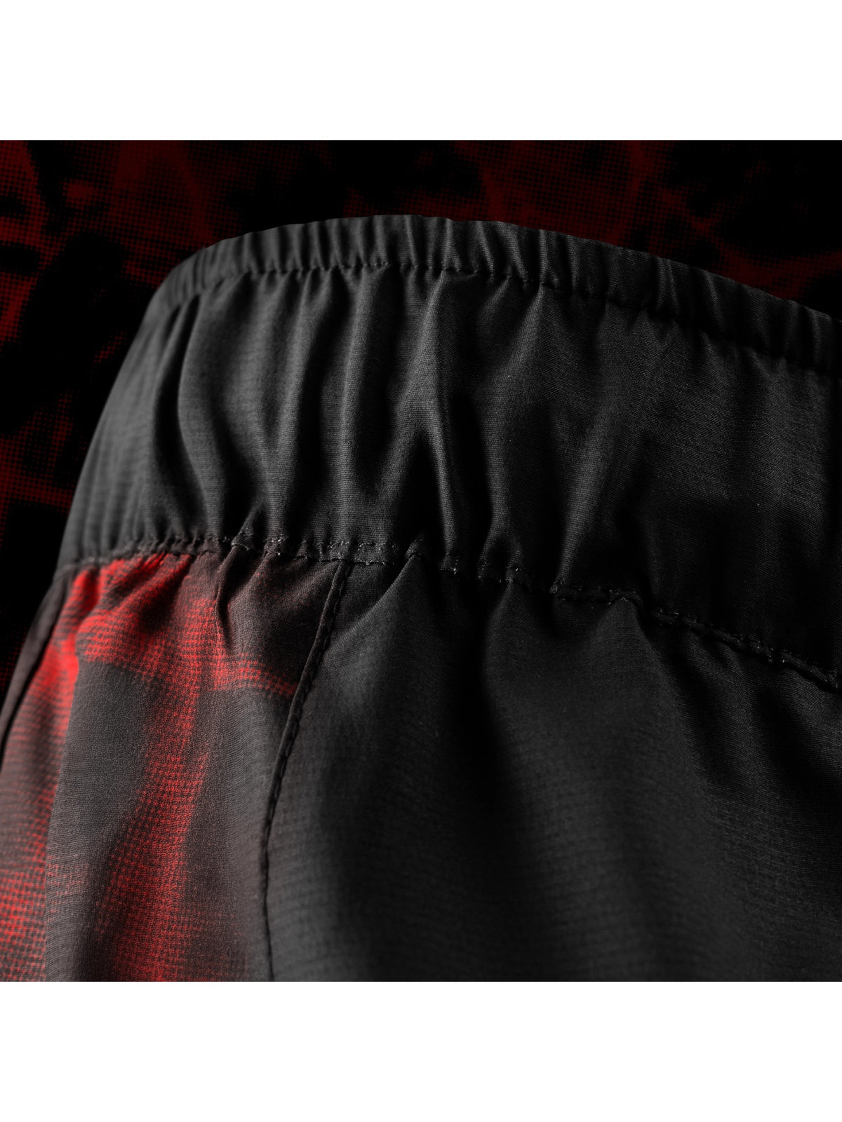UFC BJJ Women's Grappling Shorts, black/red, image 4