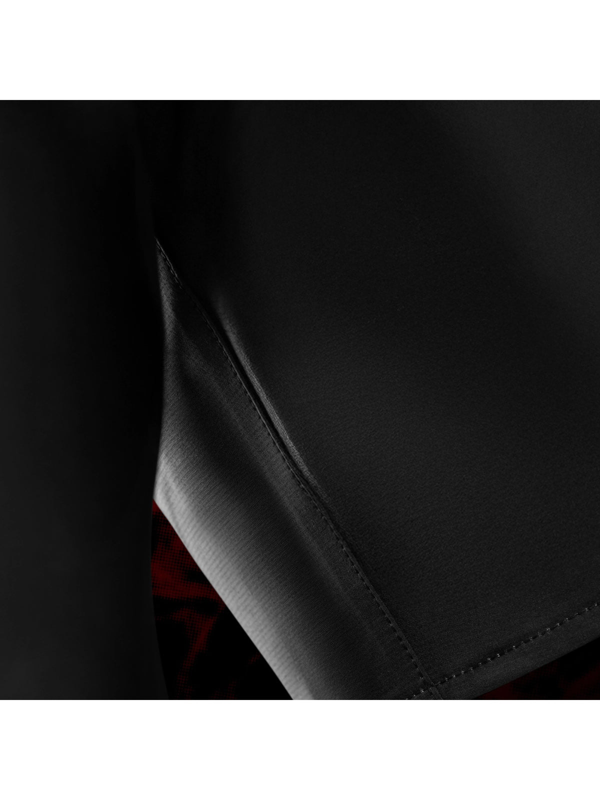 UFC BJJ Men's Grappling Shorts, black/red, image 6