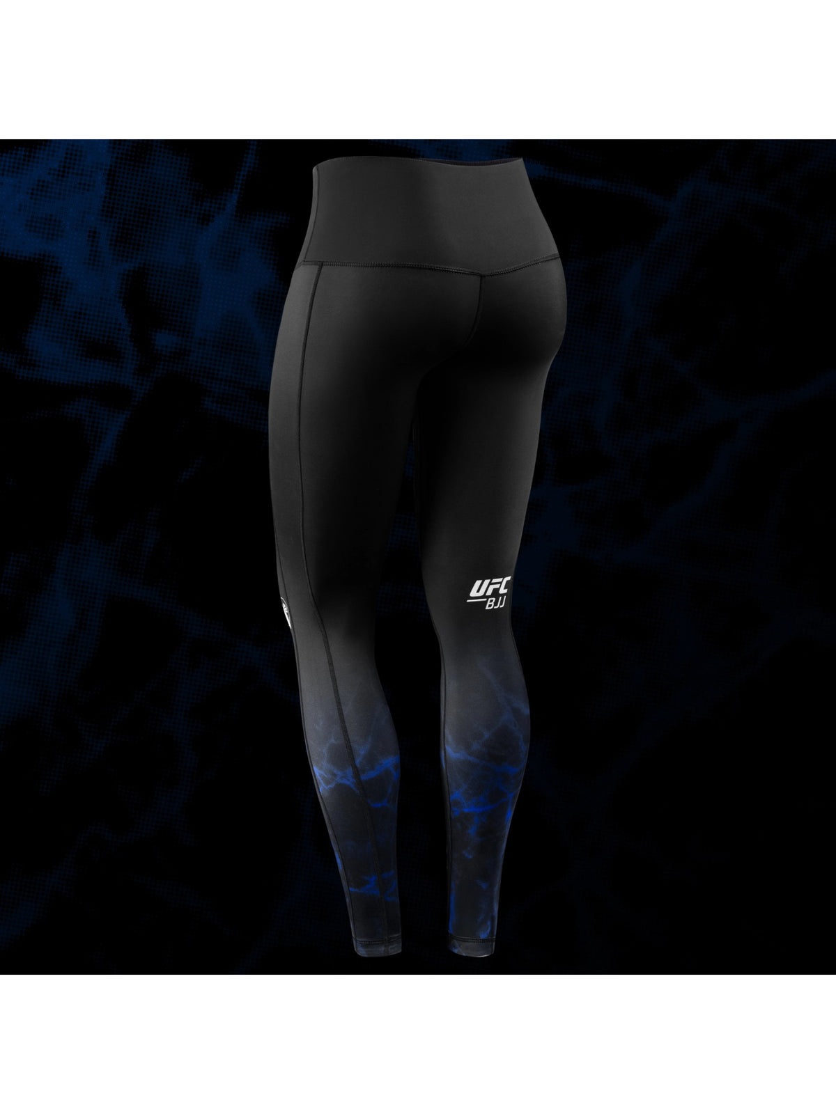 UFC BJJ Women's Leggings, black/blue, image 2