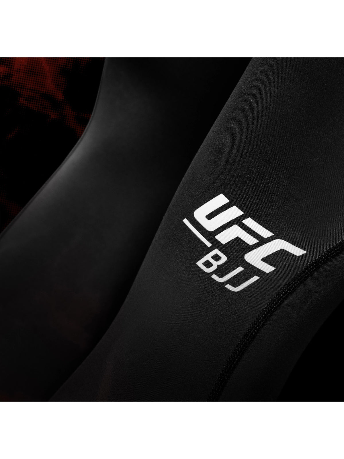 UFC BJJ Women's Leggings, black/red, image 6