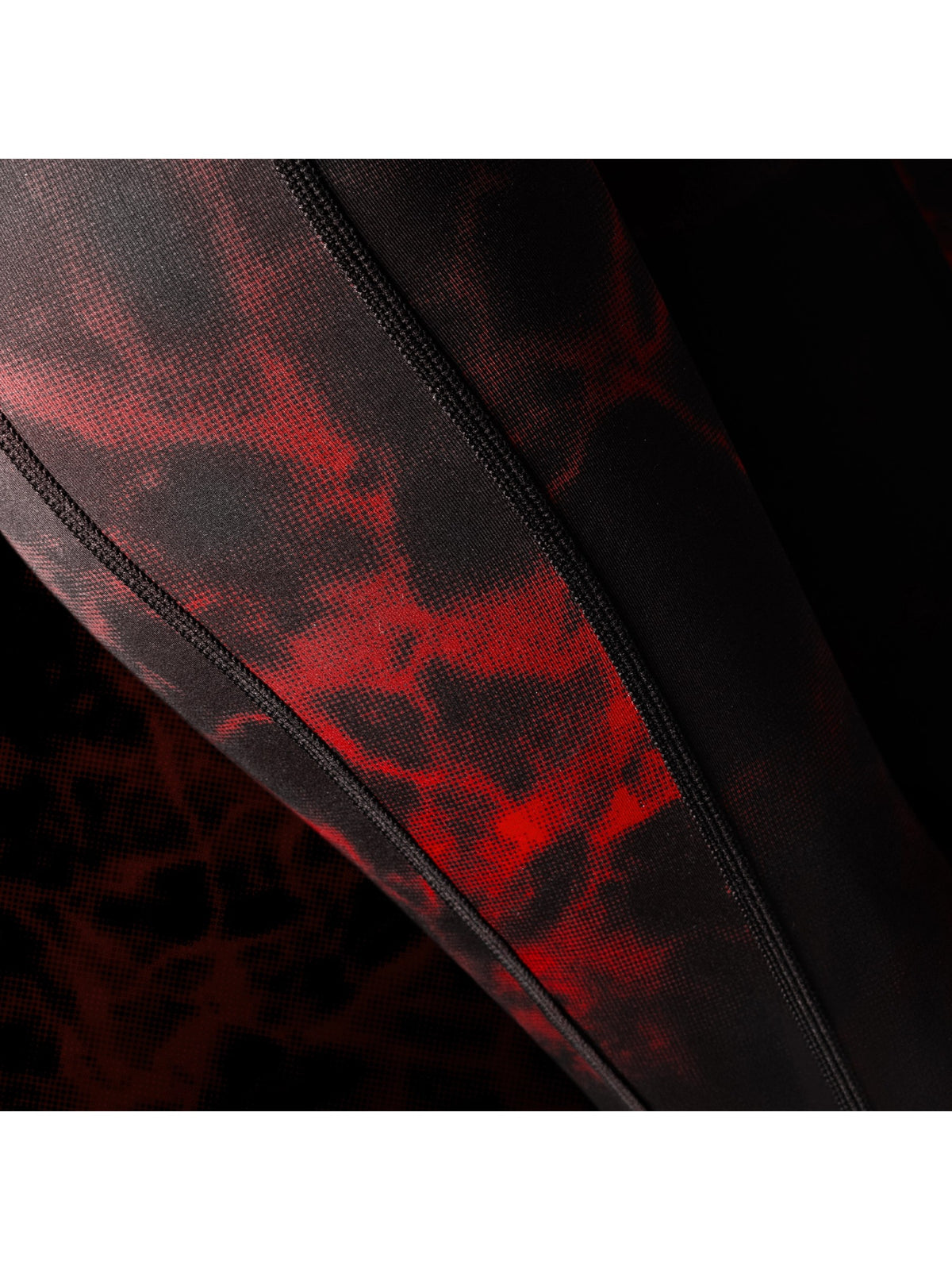 UFC BJJ Women's Leggings, black/red, image 3