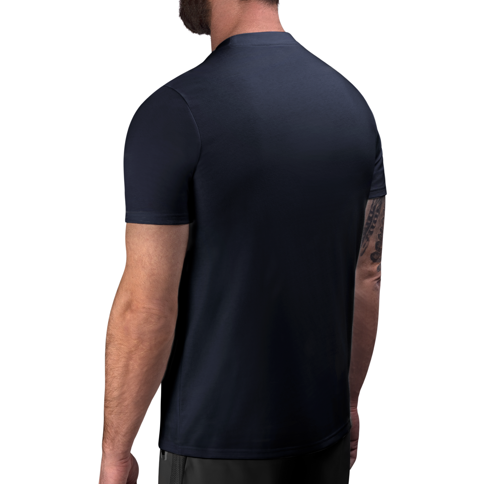 Hayabusa Men's Essential T-Shirt – Blue Back View