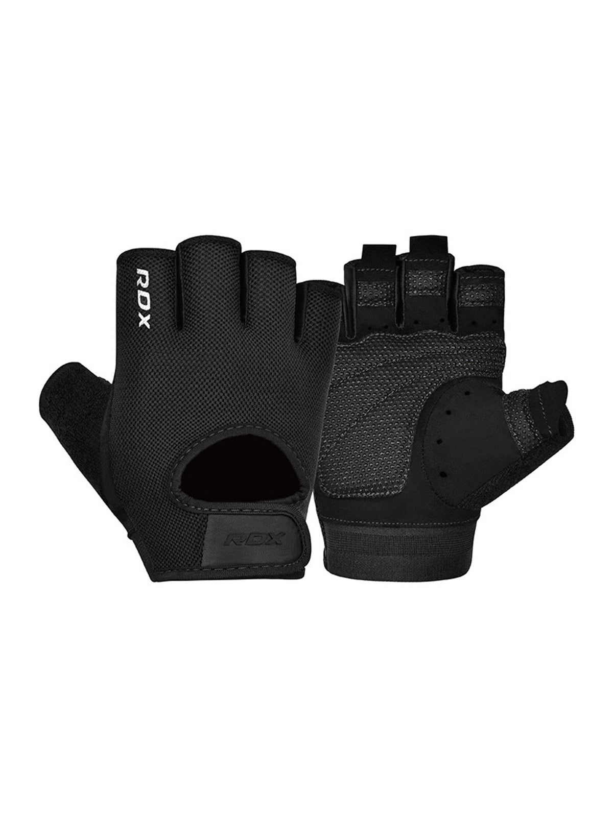 Gym Weight Lifting Gloves T1, black, image 3