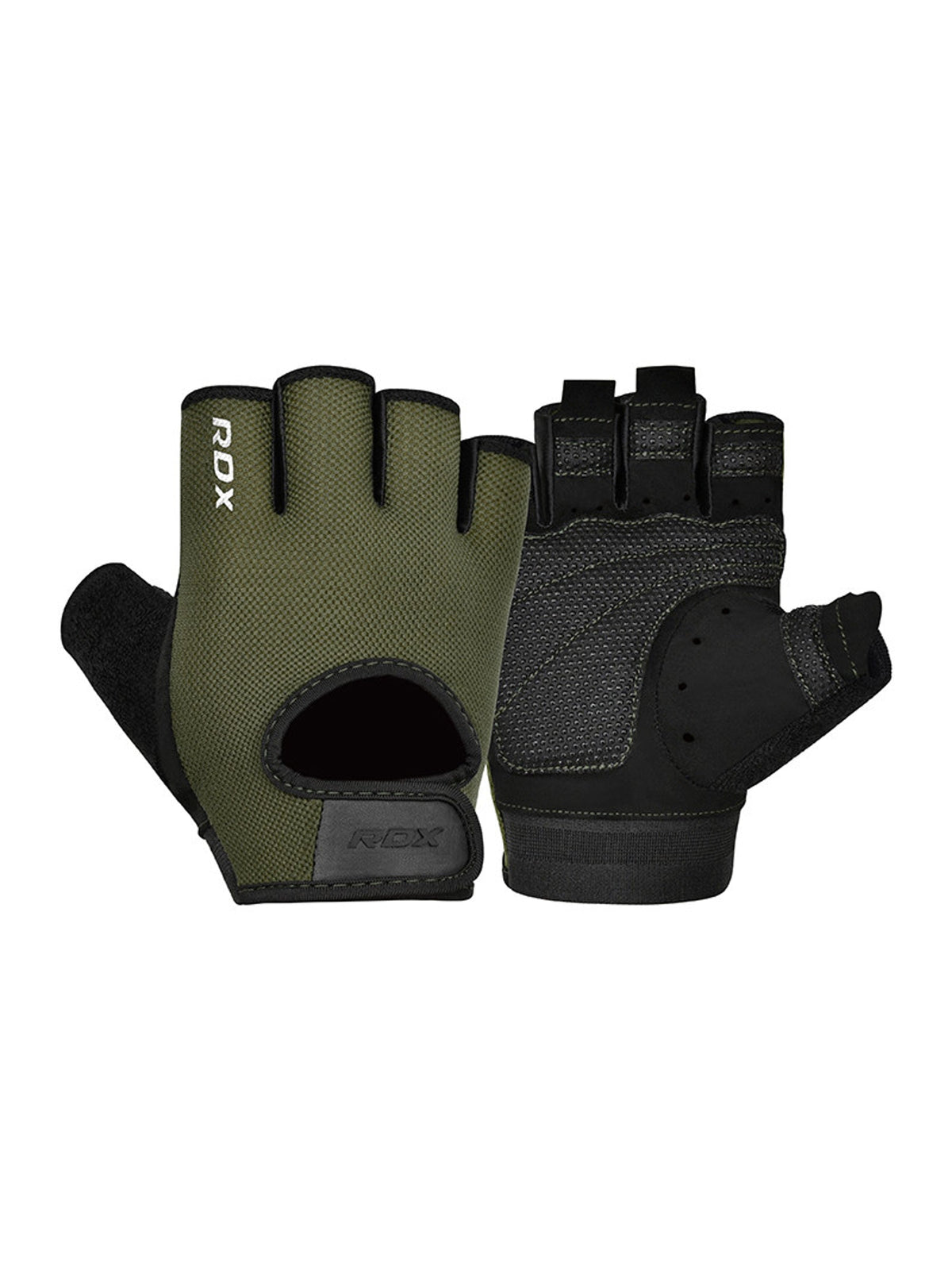 Gym Weight Lifting Gloves T1, army green, image 2