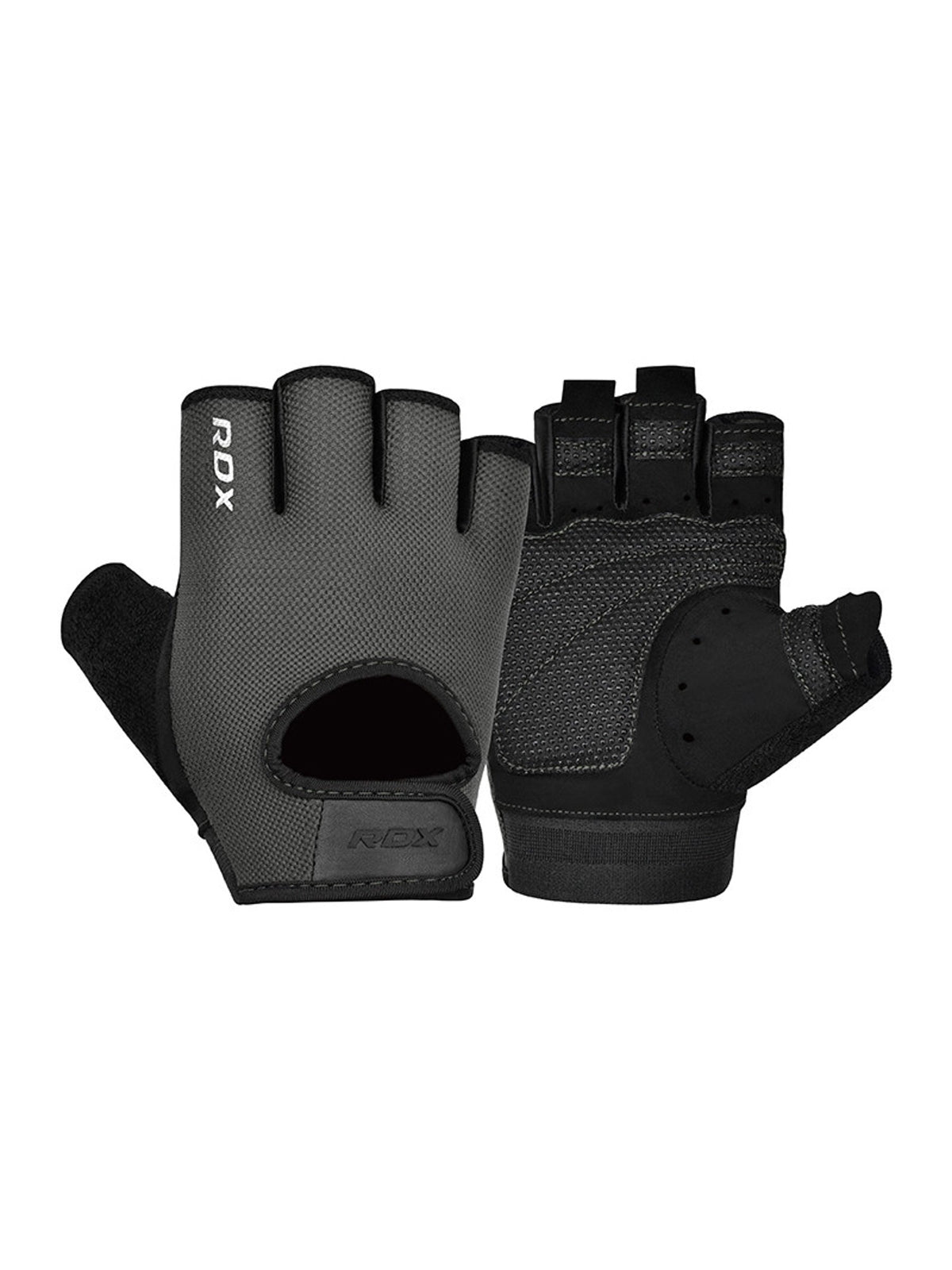 Gym Weight Lifting Gloves T1, grey, image 3
