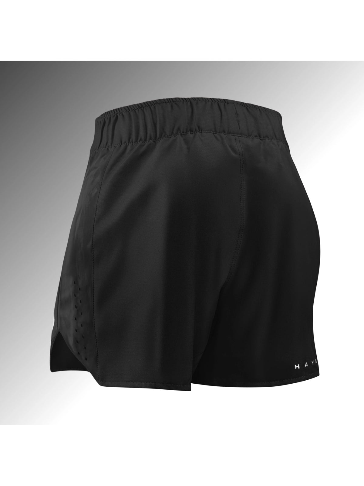 Hayabusa Women's Apex Fight Shorts, carbon black, image 2