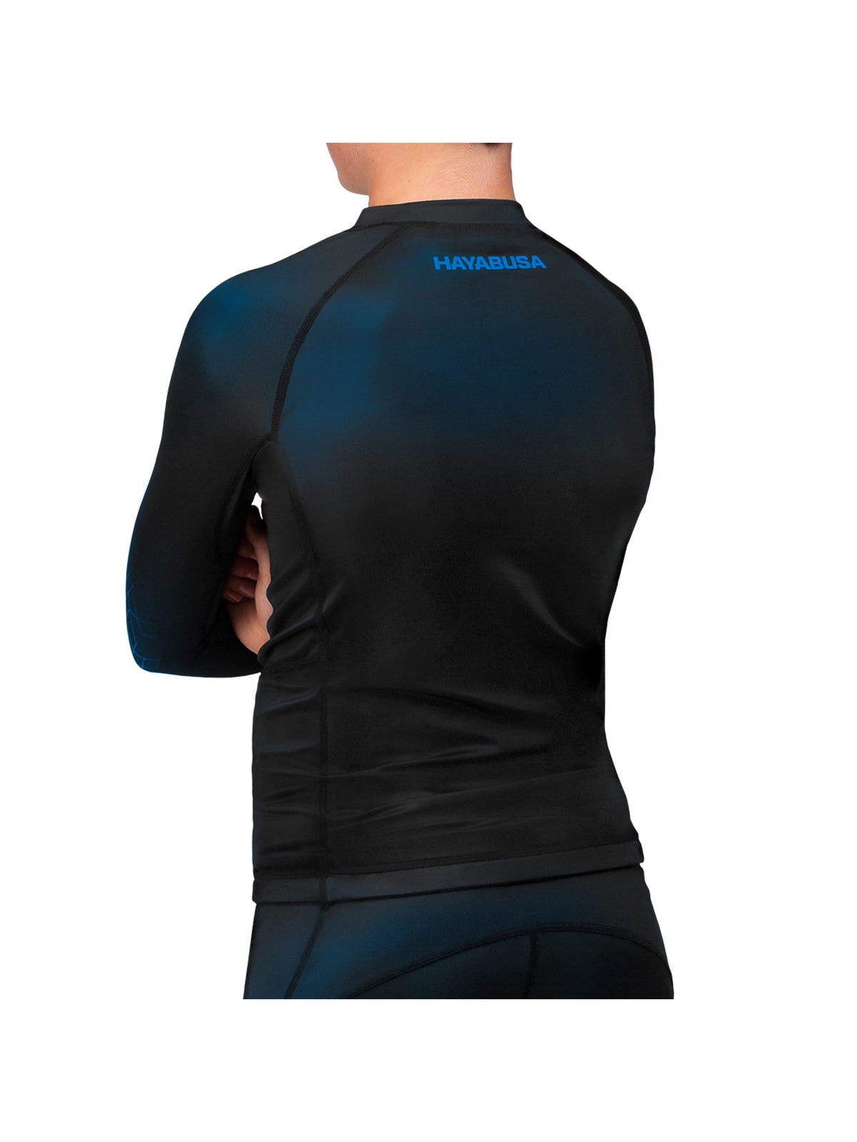 Hayabusa Geo Youth Rash Guard, blue, image 2