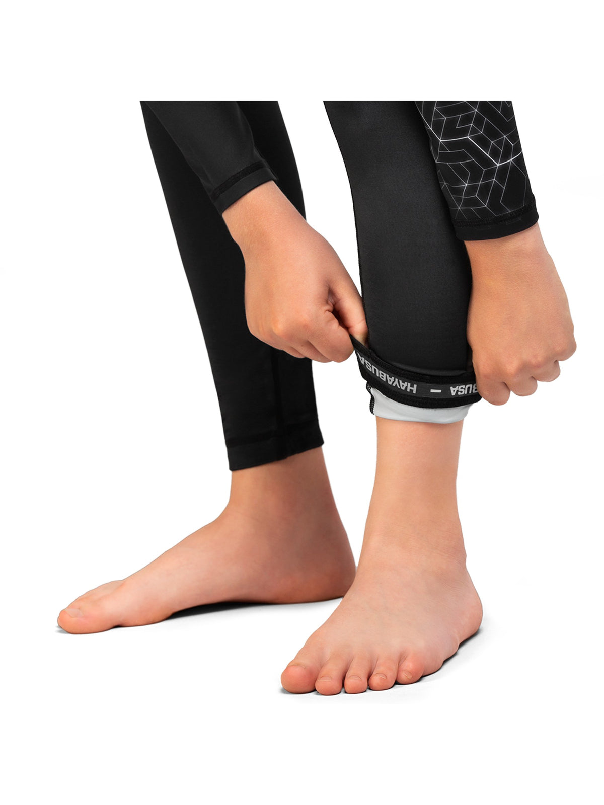 Hayabusa Geo Youth Jiu-Jitsu Spats, grey, image 4