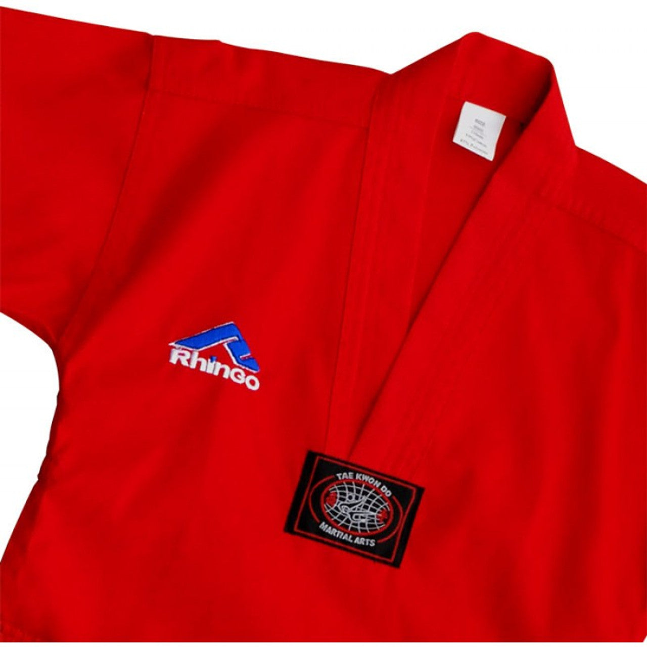 MAG Lightweight Ribbed Taekwondo Uniform Red