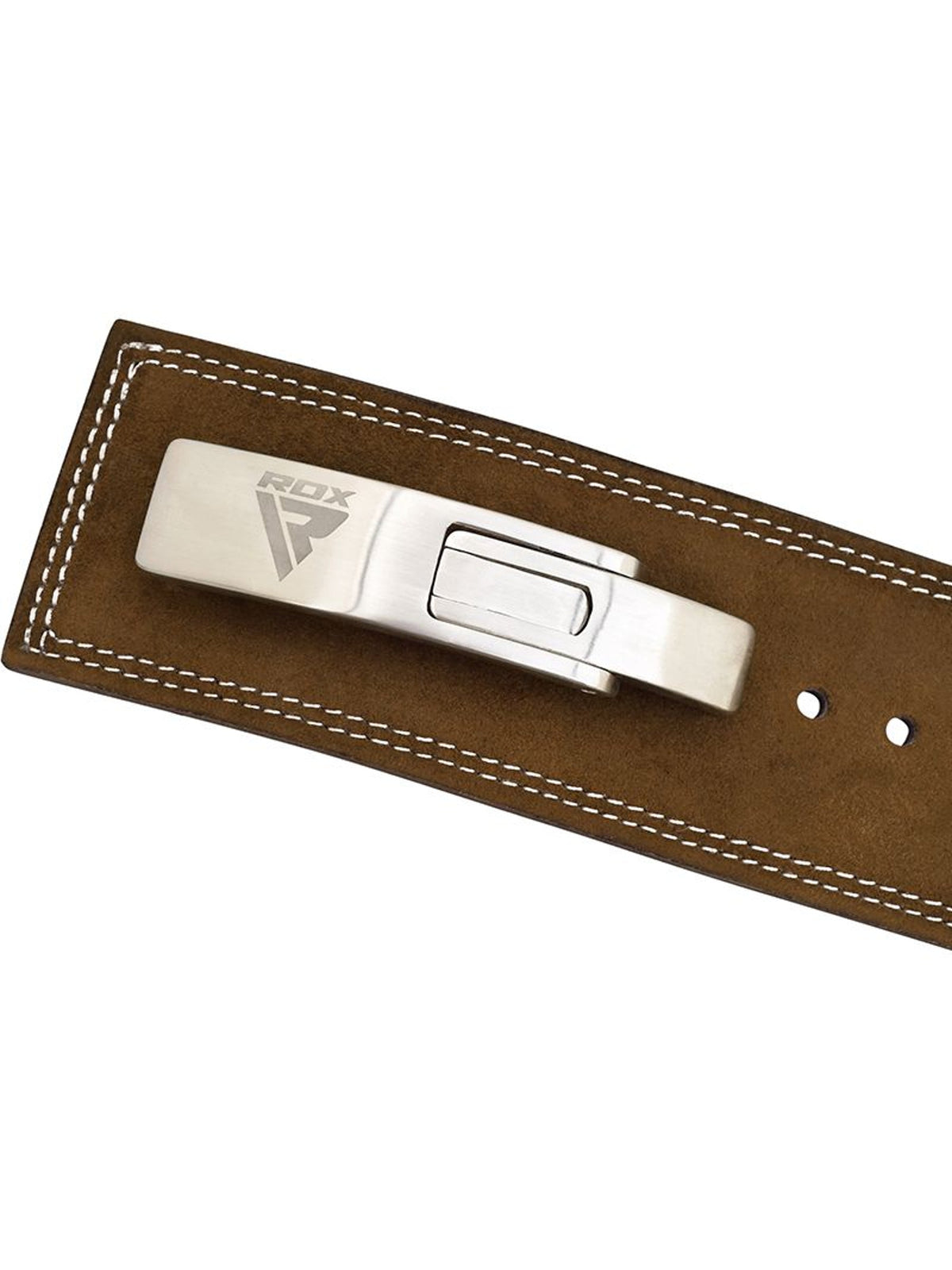 RDX 4 Inch IPL/USPA Approved Powerlifting Leather Gym Belt - Black/Brown