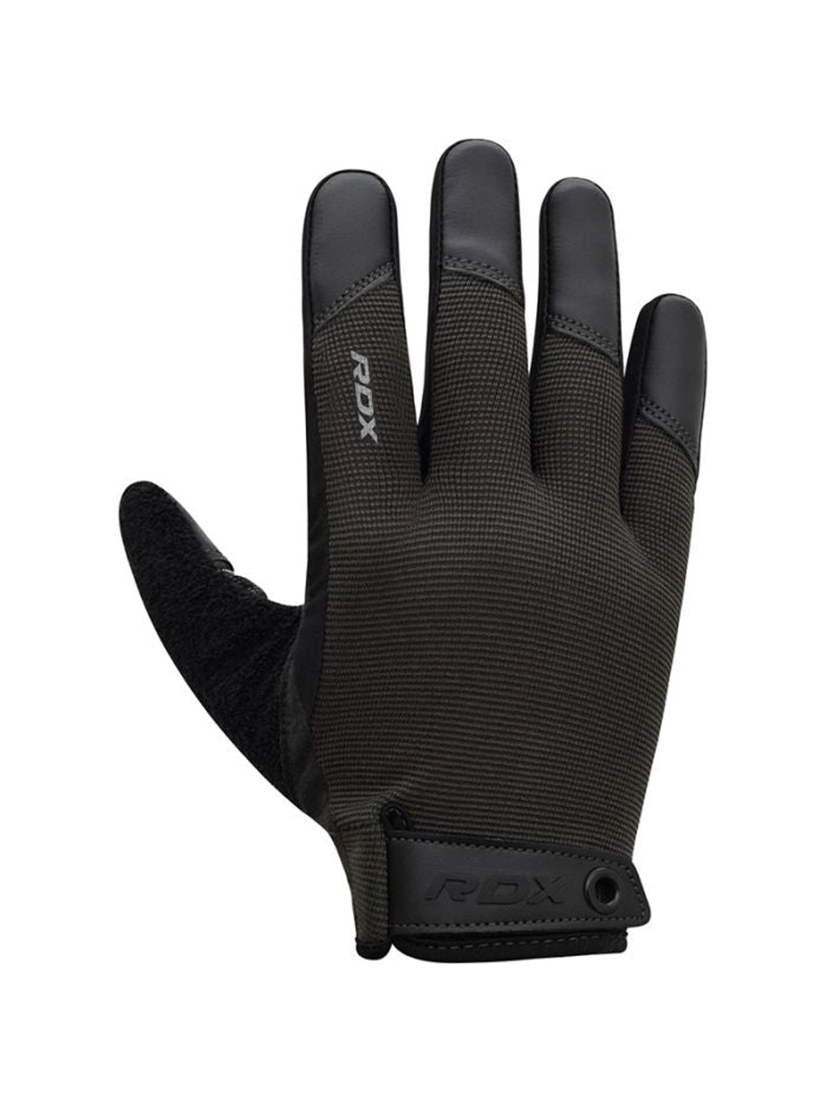 RDX T2 Weightlifting Full Finger Gym Gloves - Black