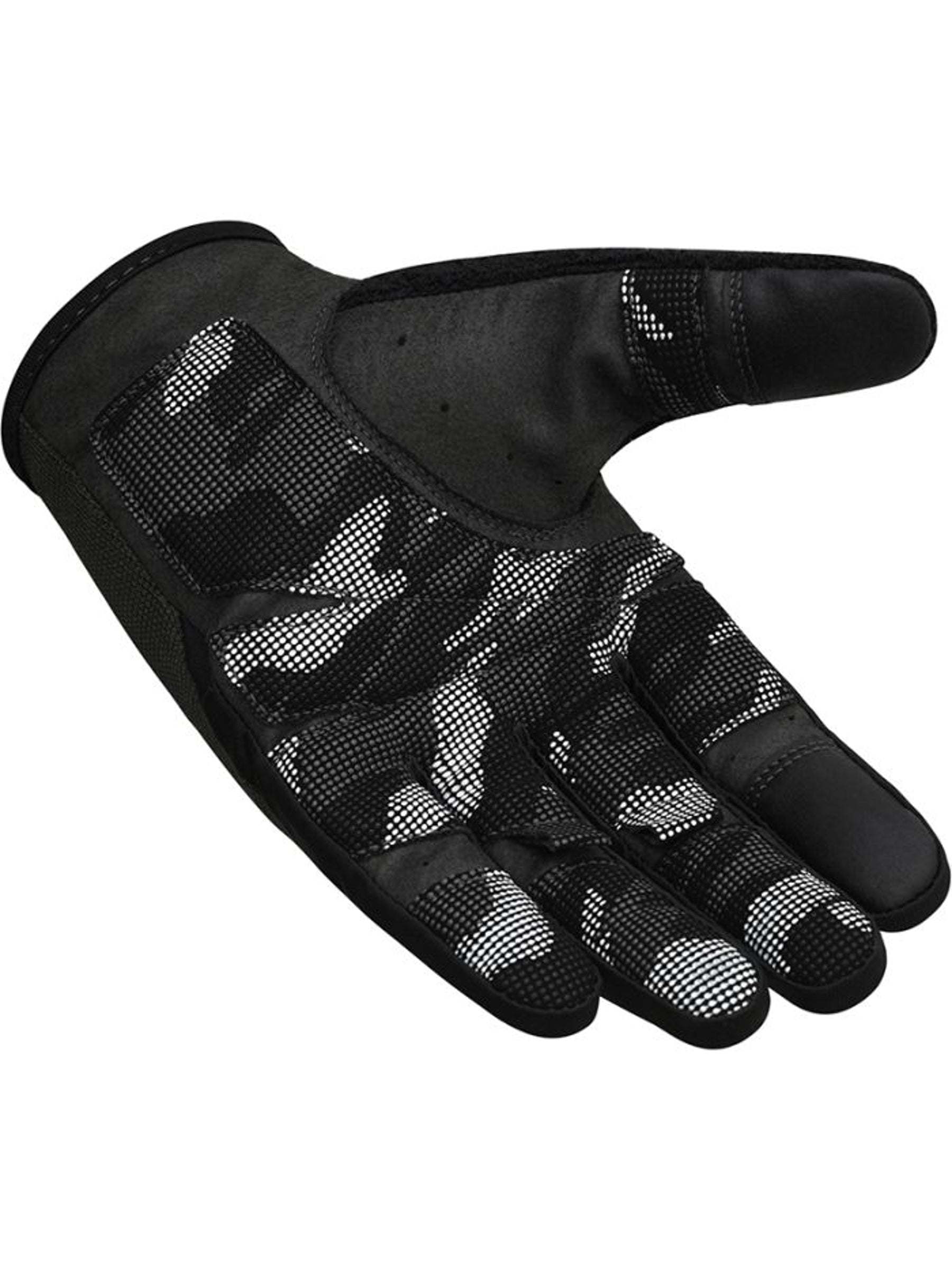 RDX T2 Weightlifting Full Finger Gym Gloves - Black