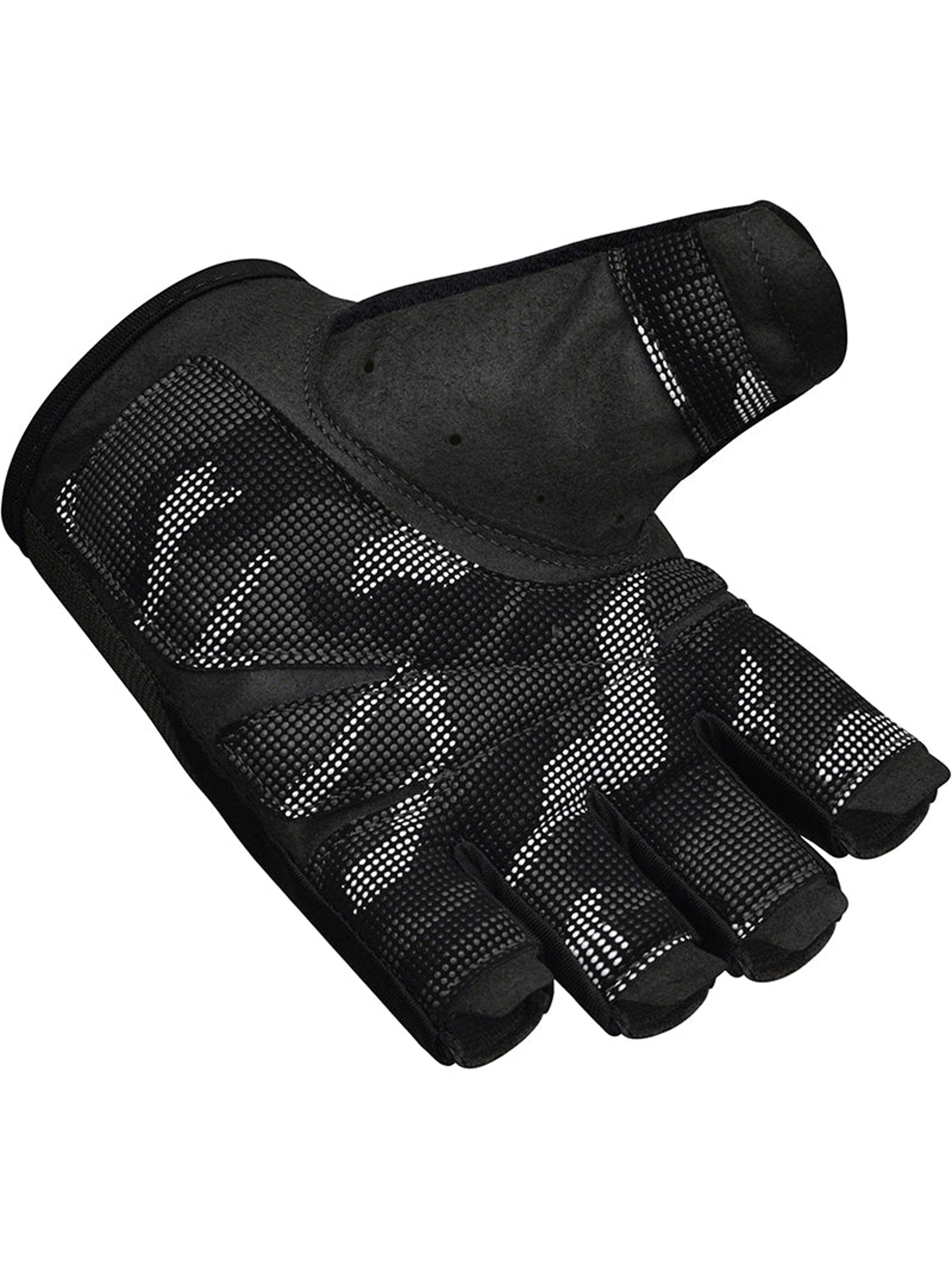RDX T2 Weightlifting Gloves - Black