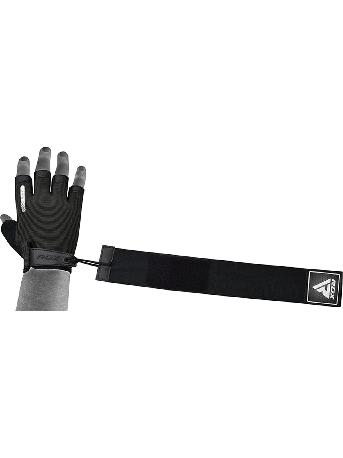 RDX T2 Weightlifting Gloves - Black