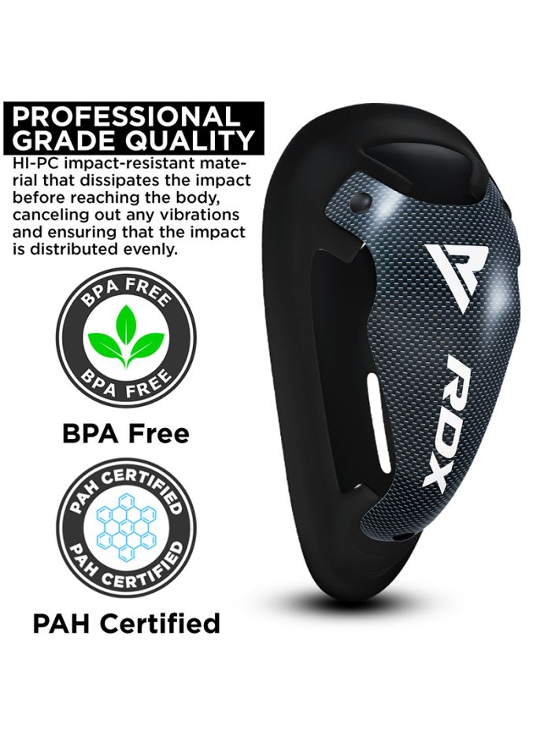 RDX 1N Gel Groin Protection Cup - Black