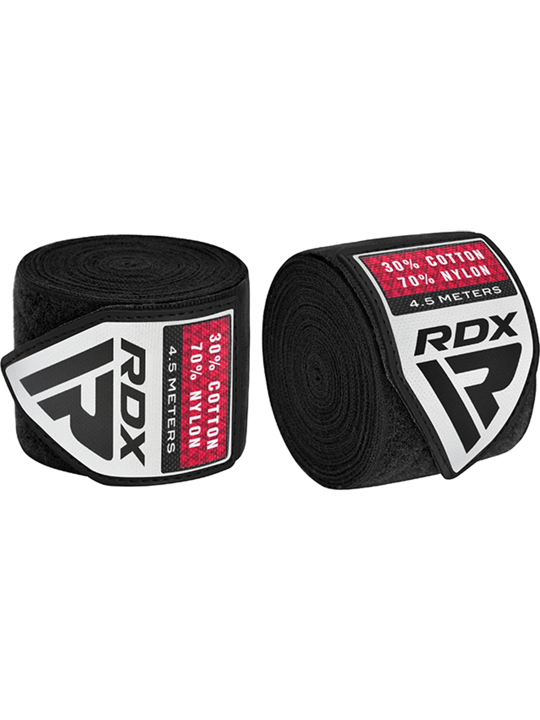 RDX RB Professional Boxing Hand Wraps 3-Pair Combo Set - Black, Blue & Red
