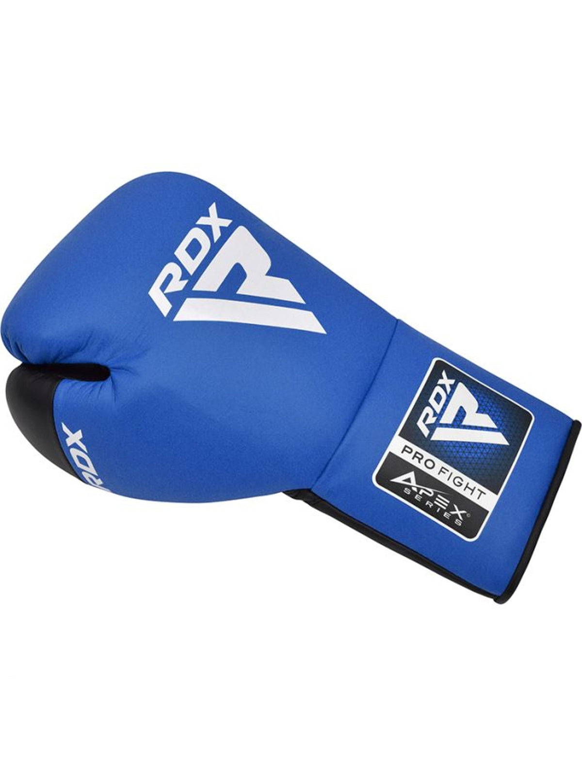 RDX APEX A3 Competition Lace-Up Fight Boxing Gloves - Blue