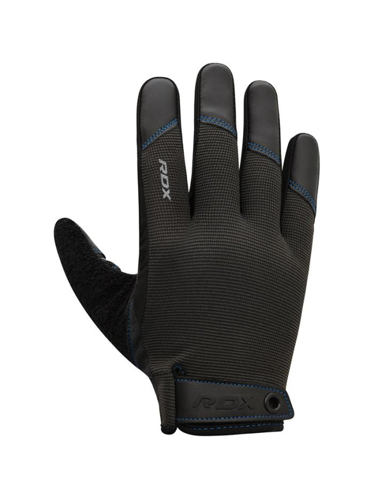 RDX T2 Weightlifting Full Finger Gym Gloves - Blue