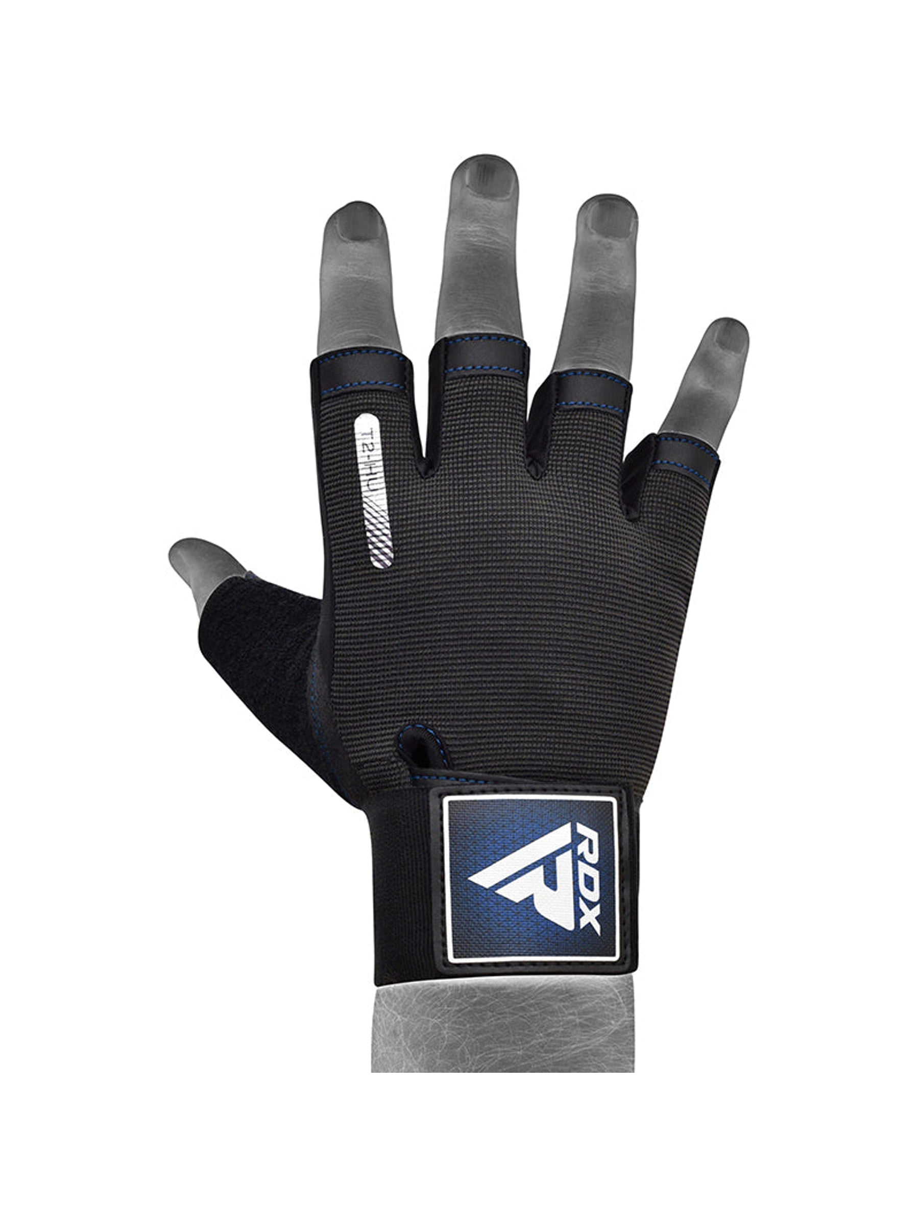 RDX T2 Weightlifting Gloves - Blue