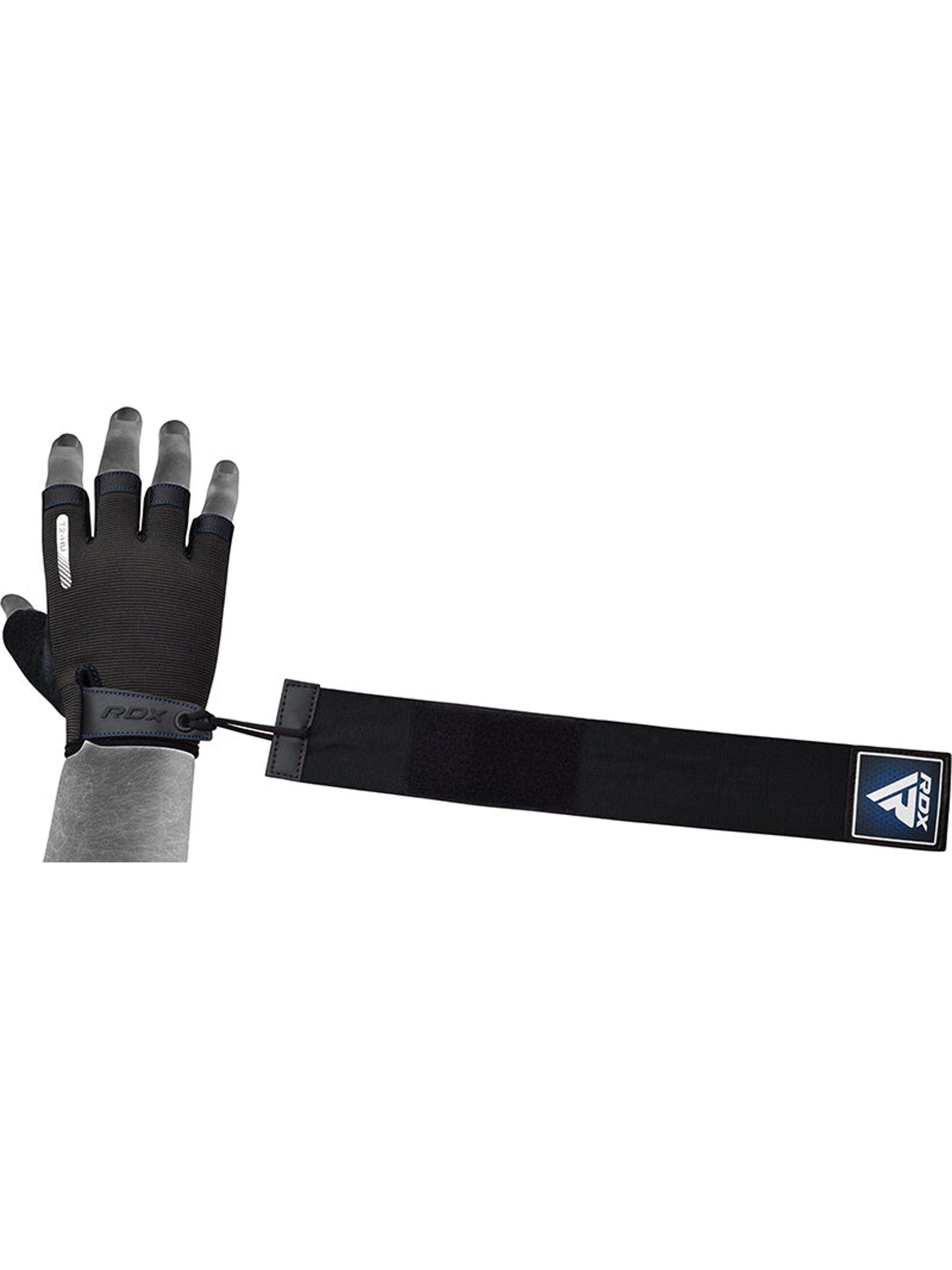 RDX T2 Weightlifting Gloves - Blue