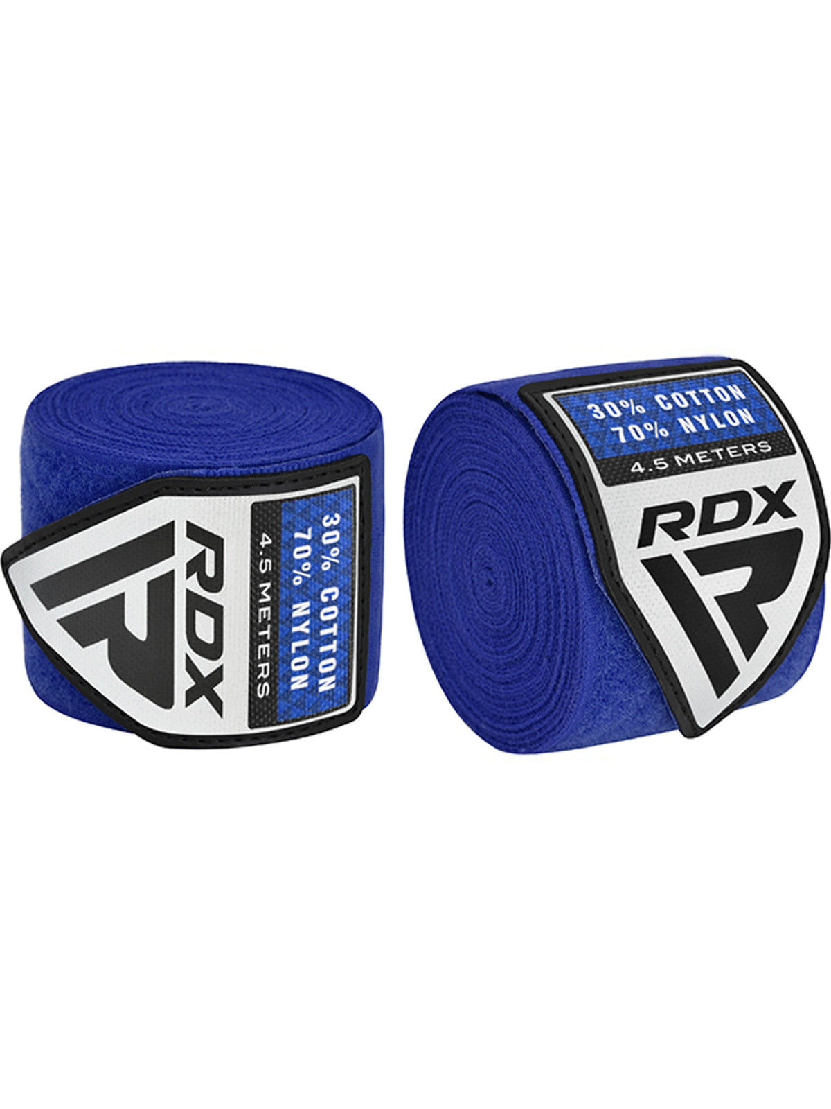 RDX RB Professional Boxing Hand Wraps 3-Pair Combo Set - Black, Blue & Red