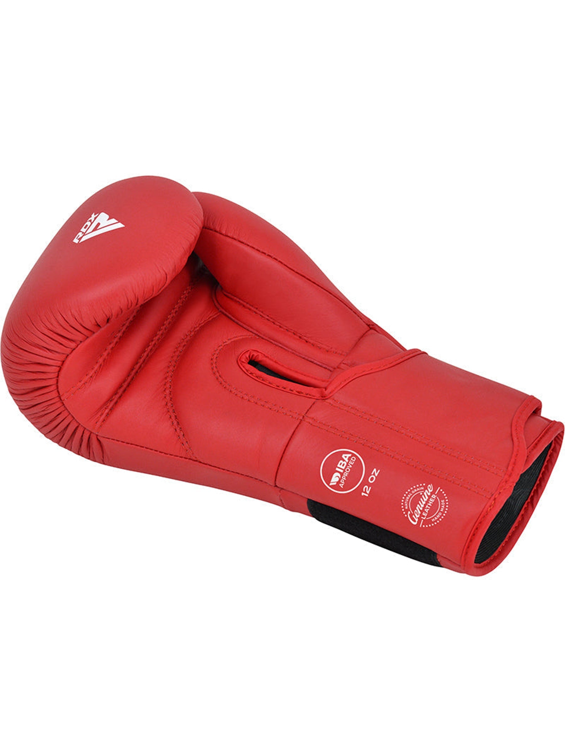 RDX IBA Boxing Gloves Amateur Competition Fight Gloves - Red