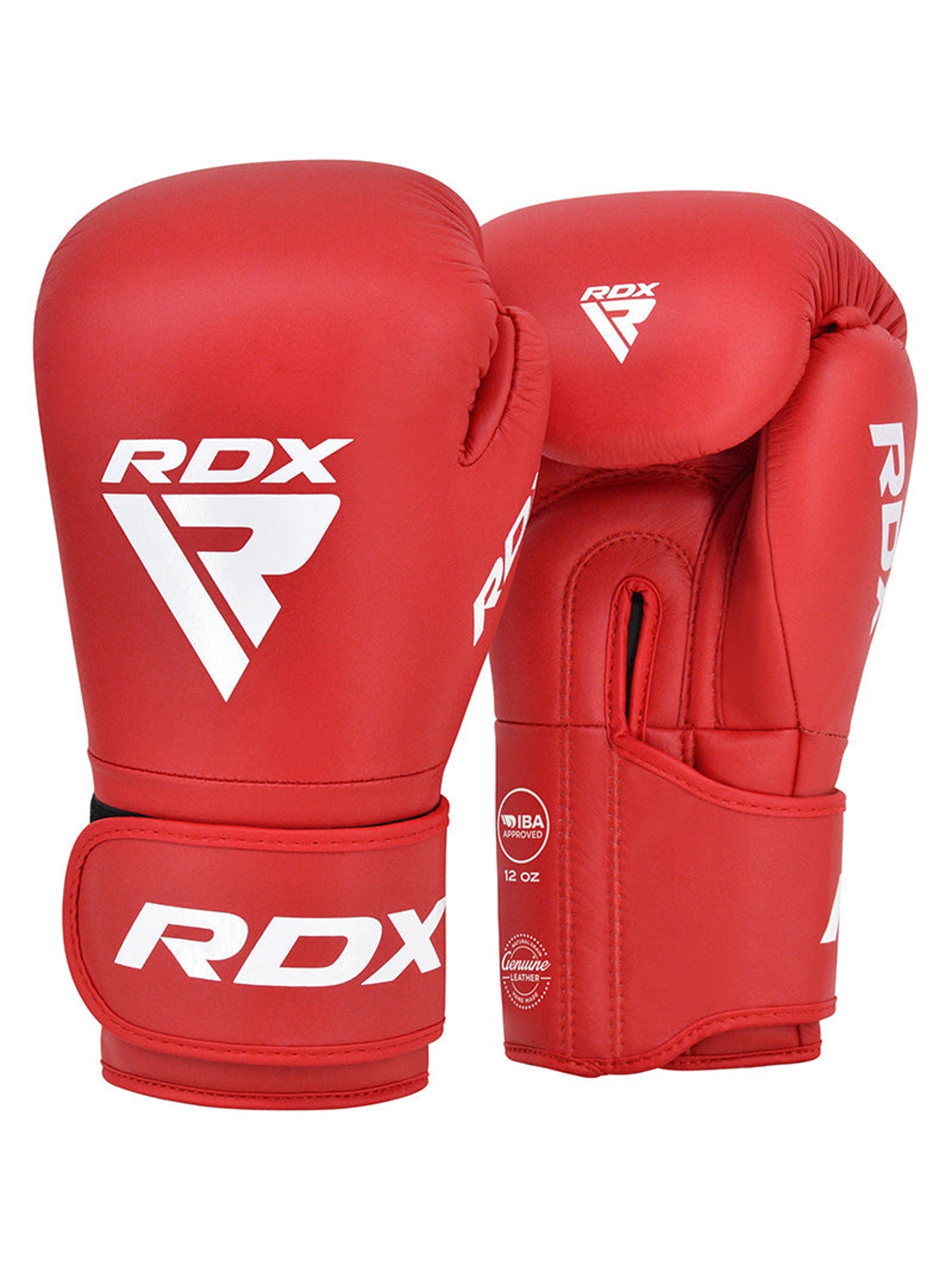 RDX IBA Boxing Gloves Amateur Competition Fight Gloves - Red