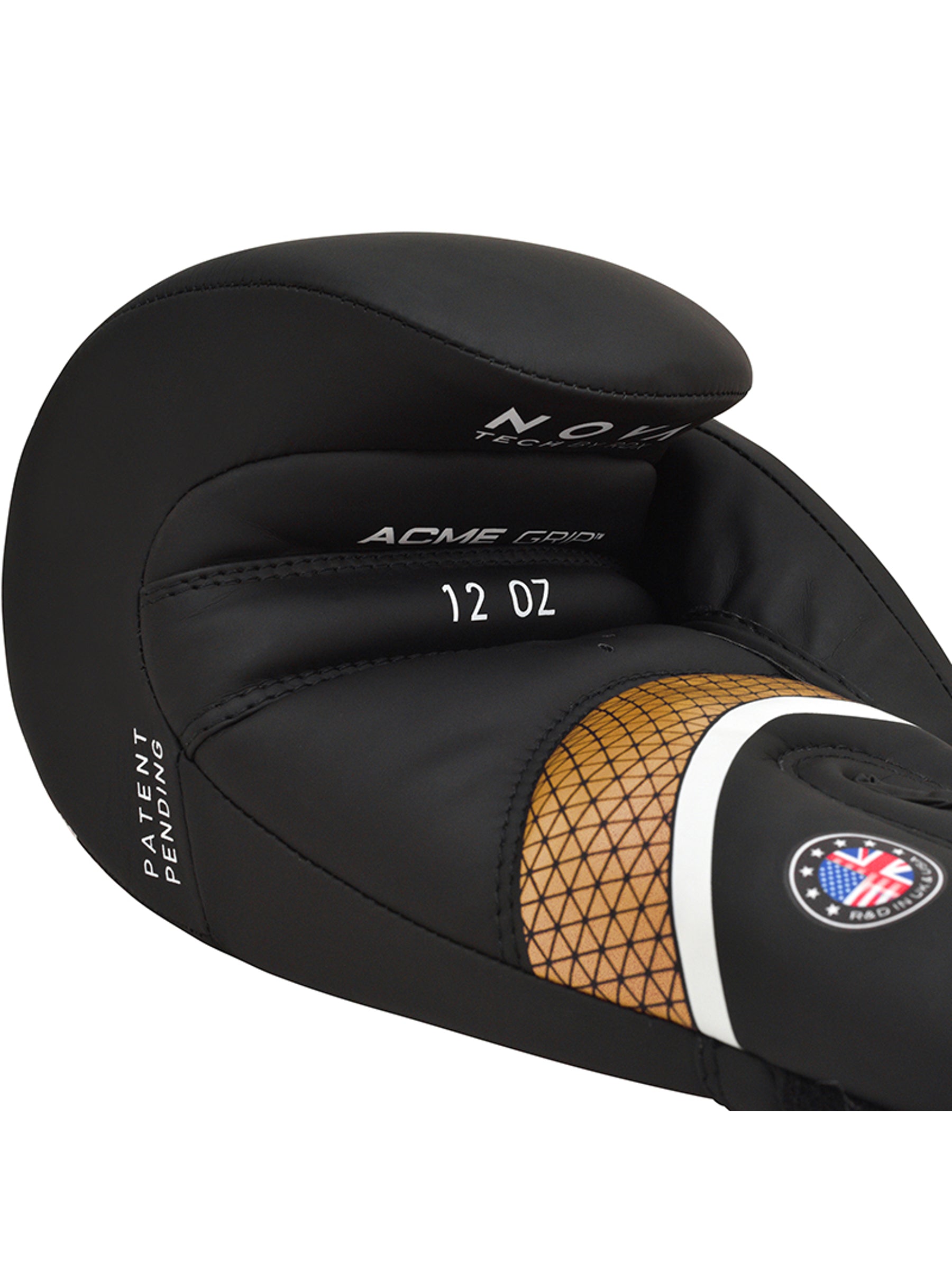 RDX Aura Plus T-17 Boxing Gloves - Black/Gold