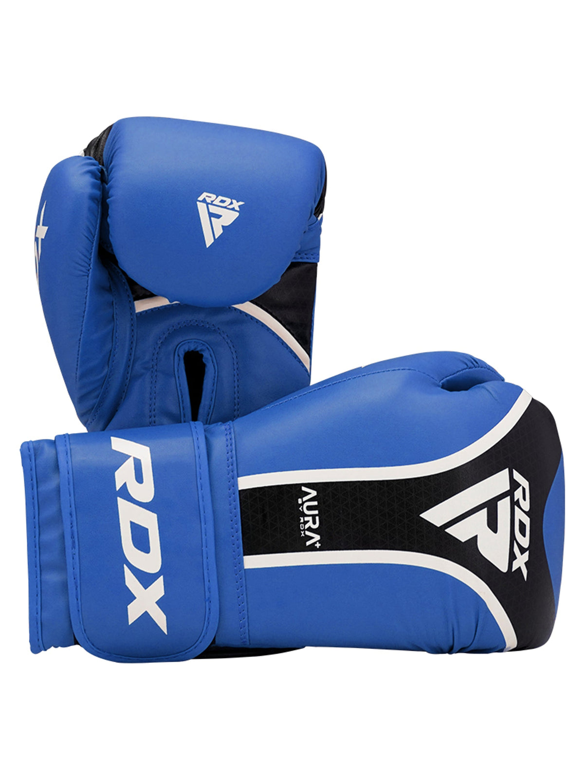 RDX Aura Plus T-17 Boxing Gloves - Blue/Black