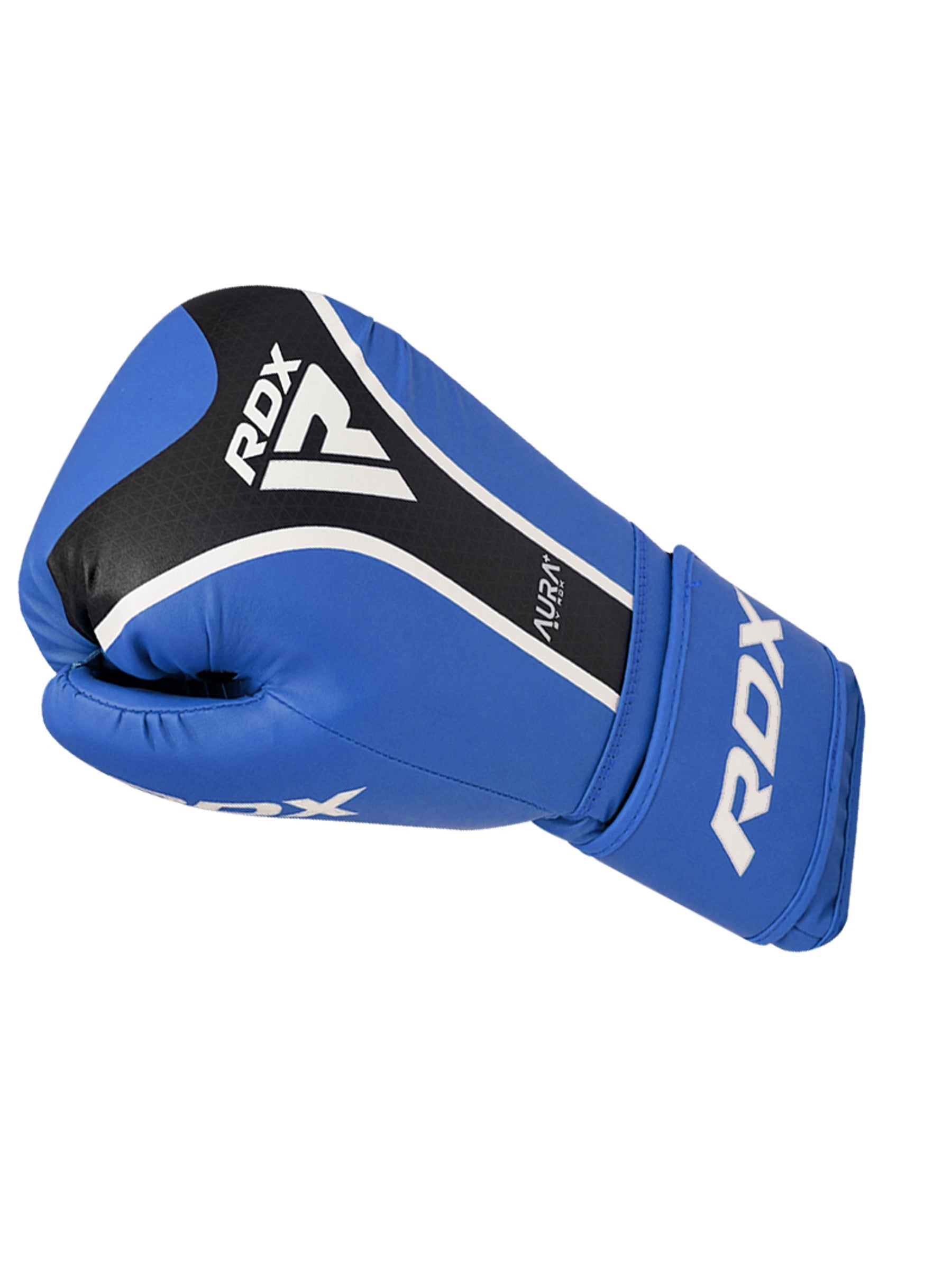 RDX Aura Plus T-17 Boxing Gloves - Blue/Black