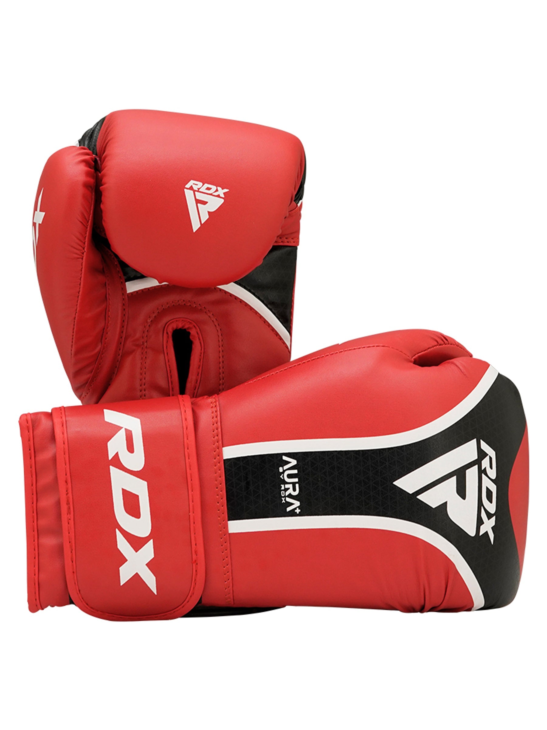RDX Aura Plus T-17 Boxing Gloves - Red/Black