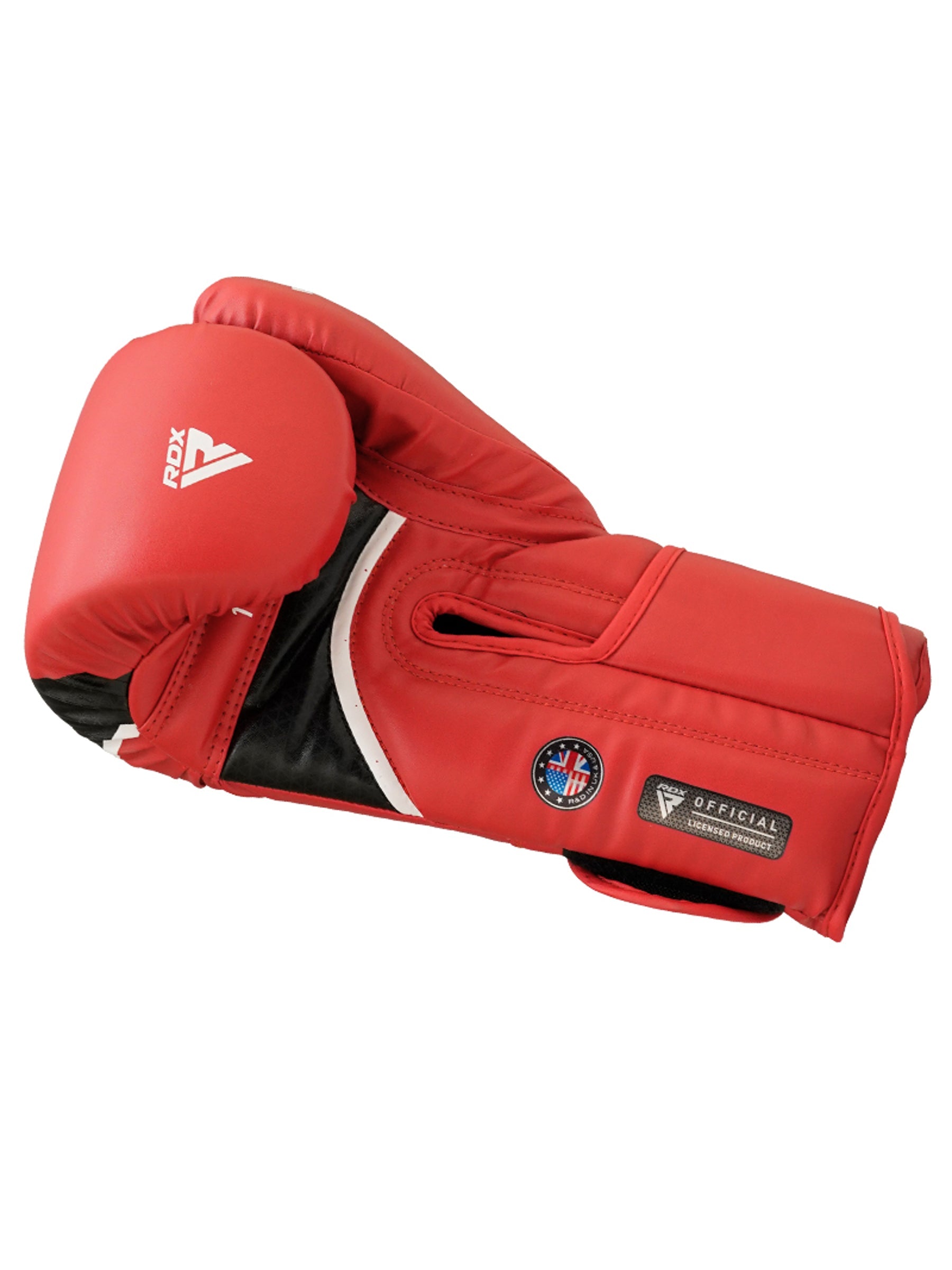 RDX Aura Plus T-17 Boxing Gloves - Red/Black