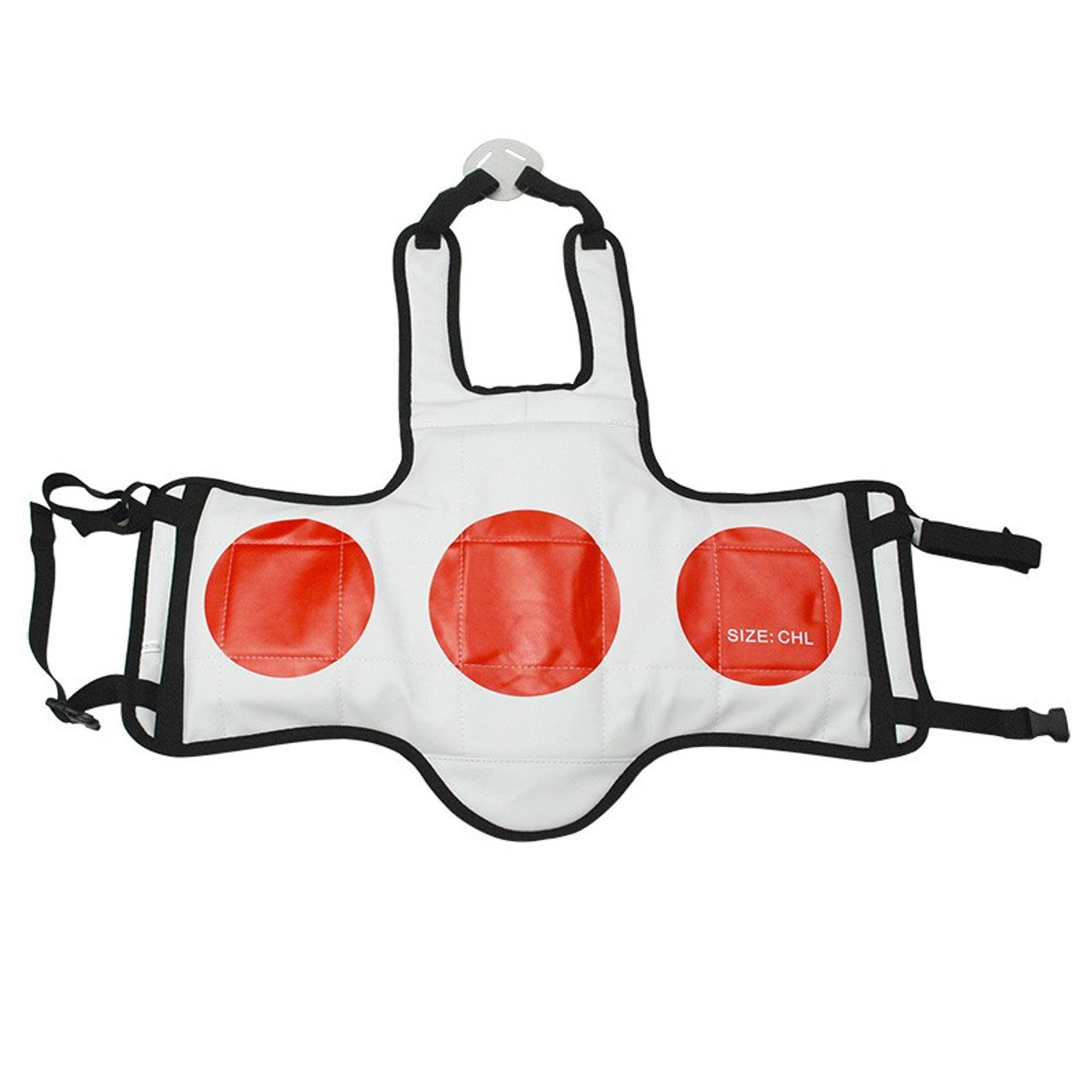 MAG Taekwondo Reversible Chest Guard with Buckle Blue/Red