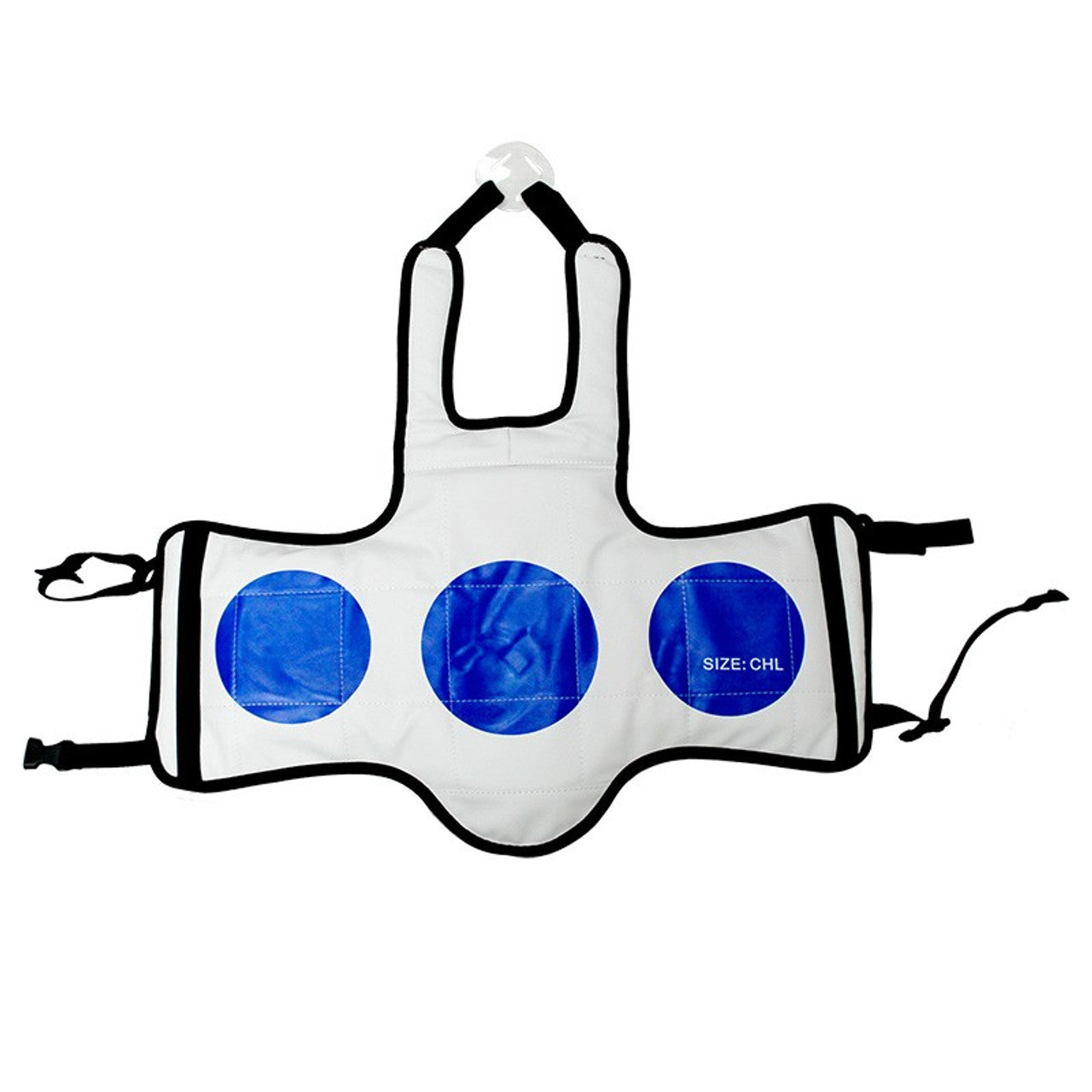 MAG Taekwondo Reversible Chest Guard with Buckle Blue/Red