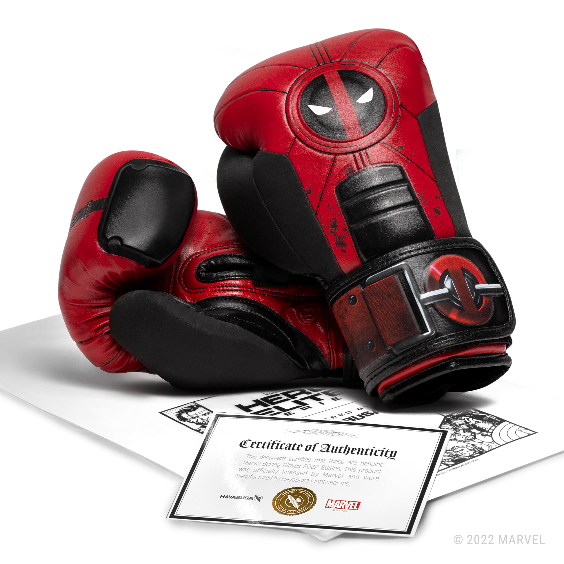 Marvel's Deadpool Boxing Gloves - Certificate