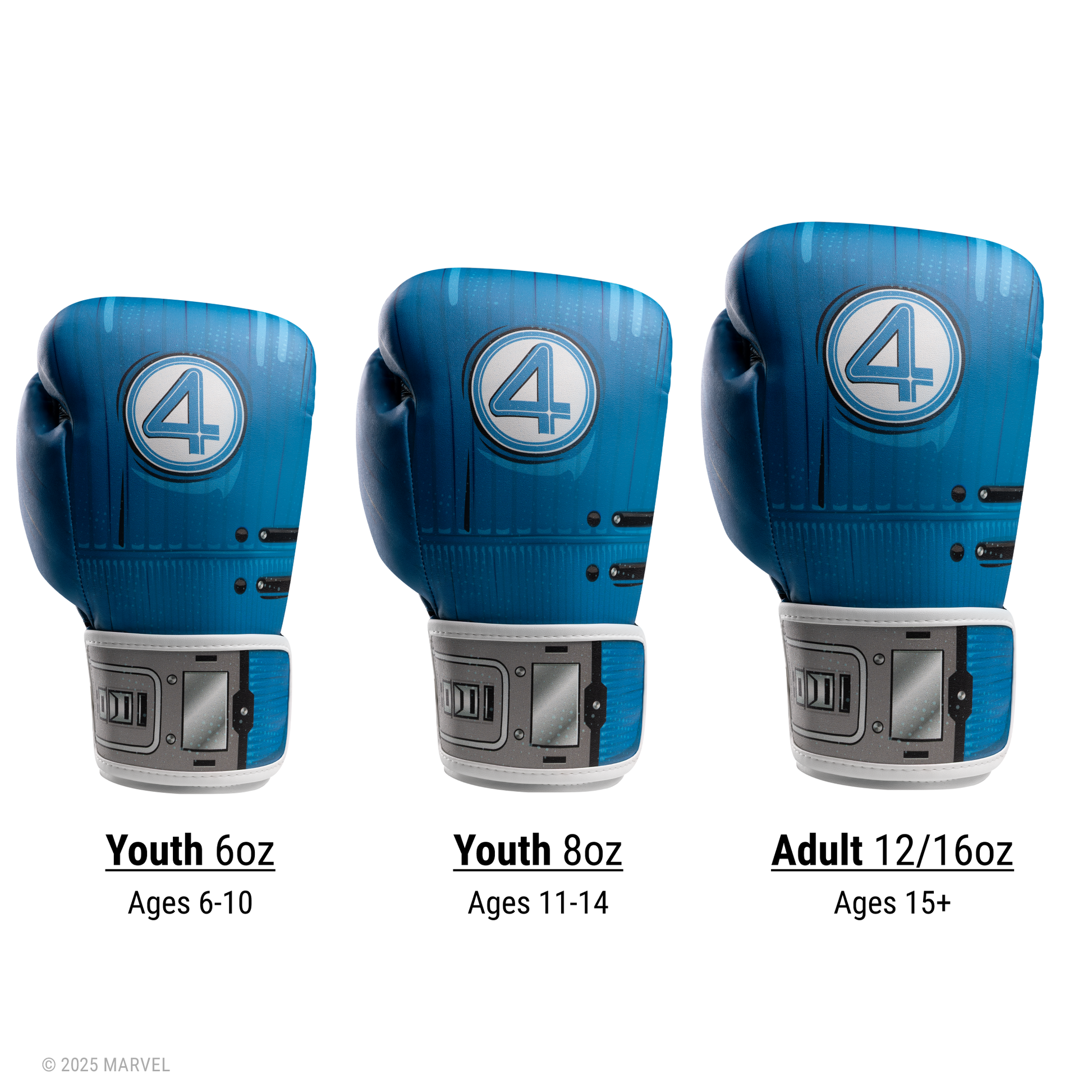 Marvel's Classic Fantastic Four Boxing Gloves - Youth & Adult