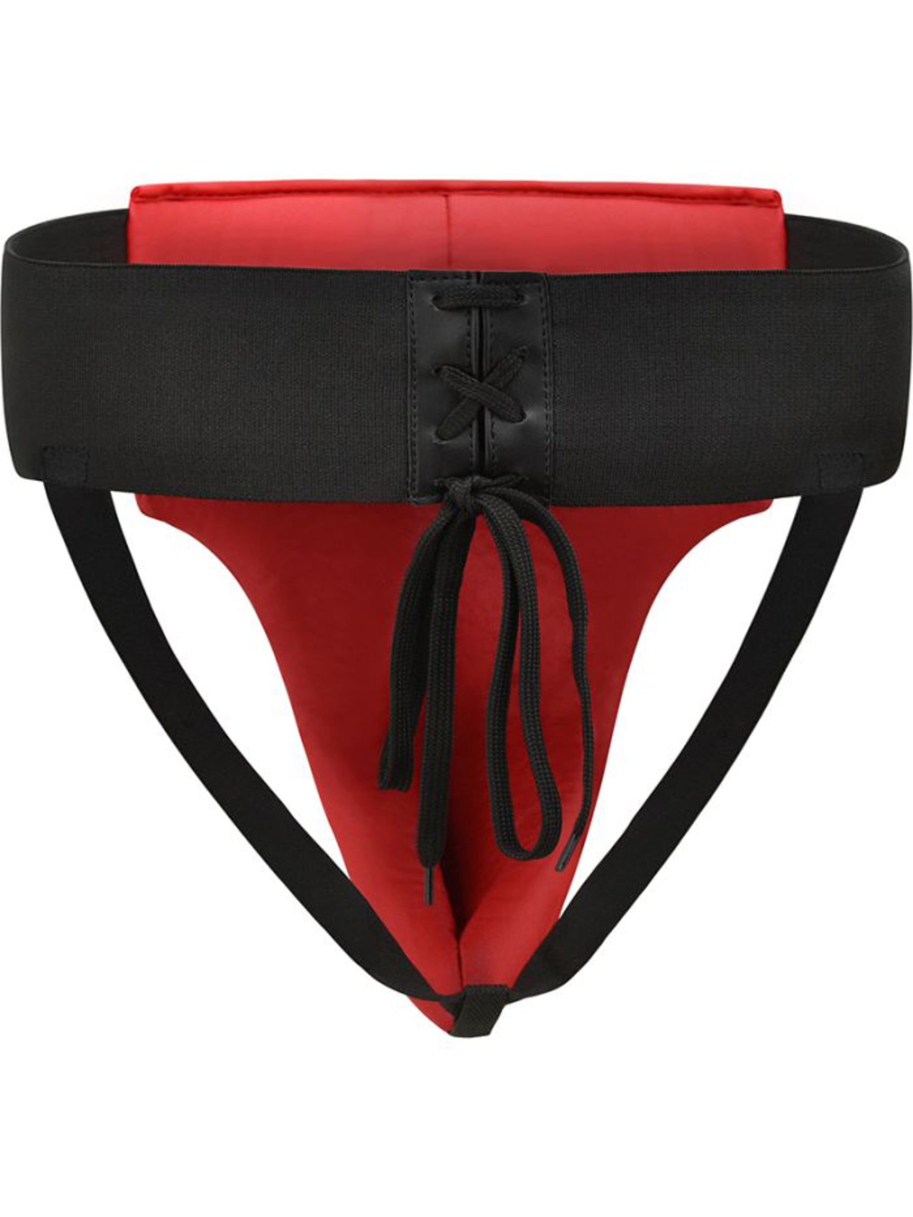 RDX R1 Martial Arts Groin Guard - Red/Black