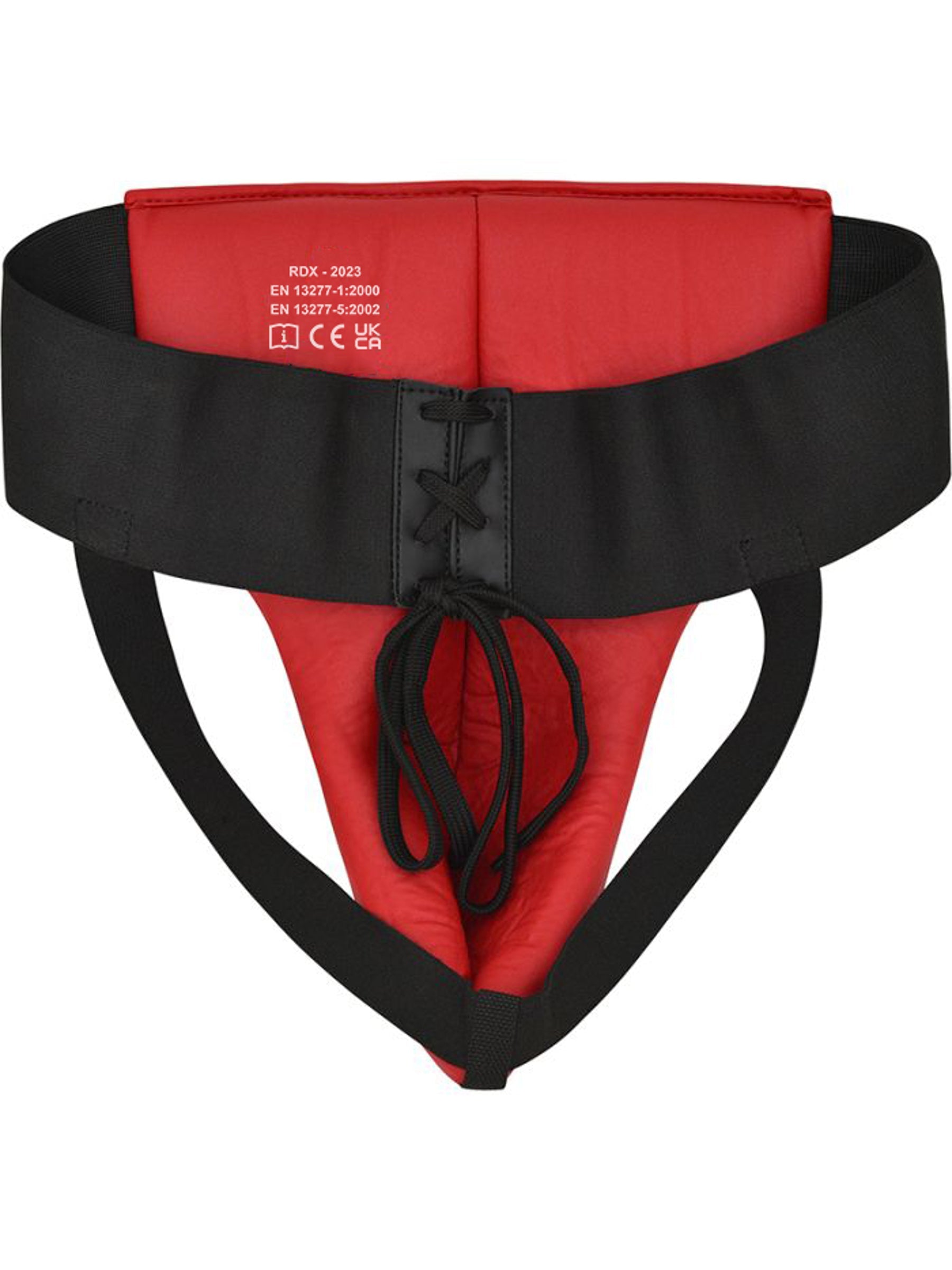 RDX R1 Martial Arts Groin Guard - Red/Black