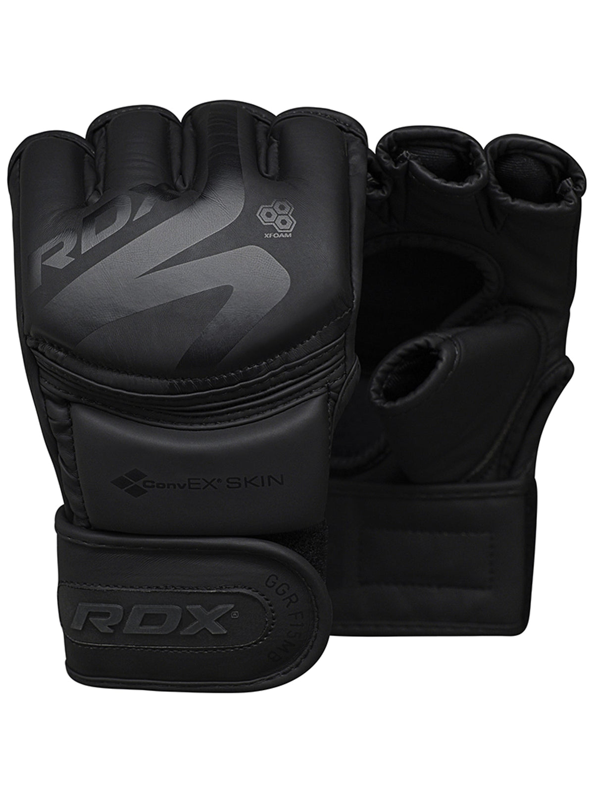 RDX F15 Noir MMA Training Gloves, Black