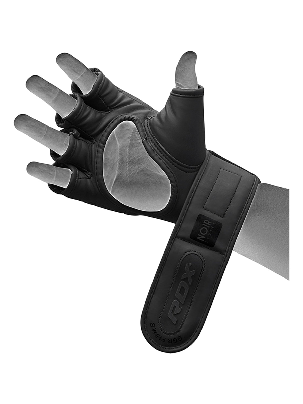 RDX F15 Noir MMA Training Gloves, Black
