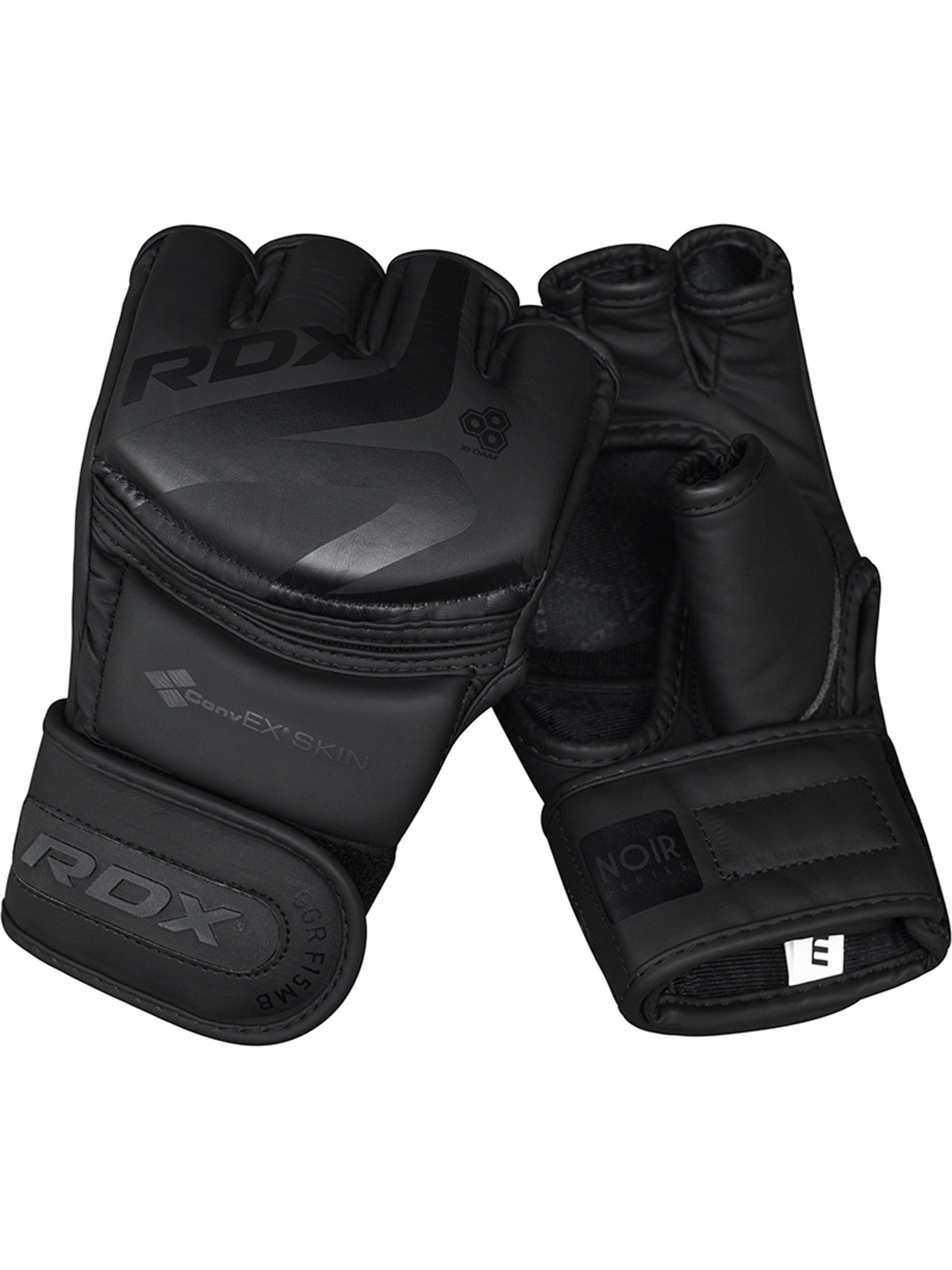 RDX F15 Noir MMA Training Gloves, Black