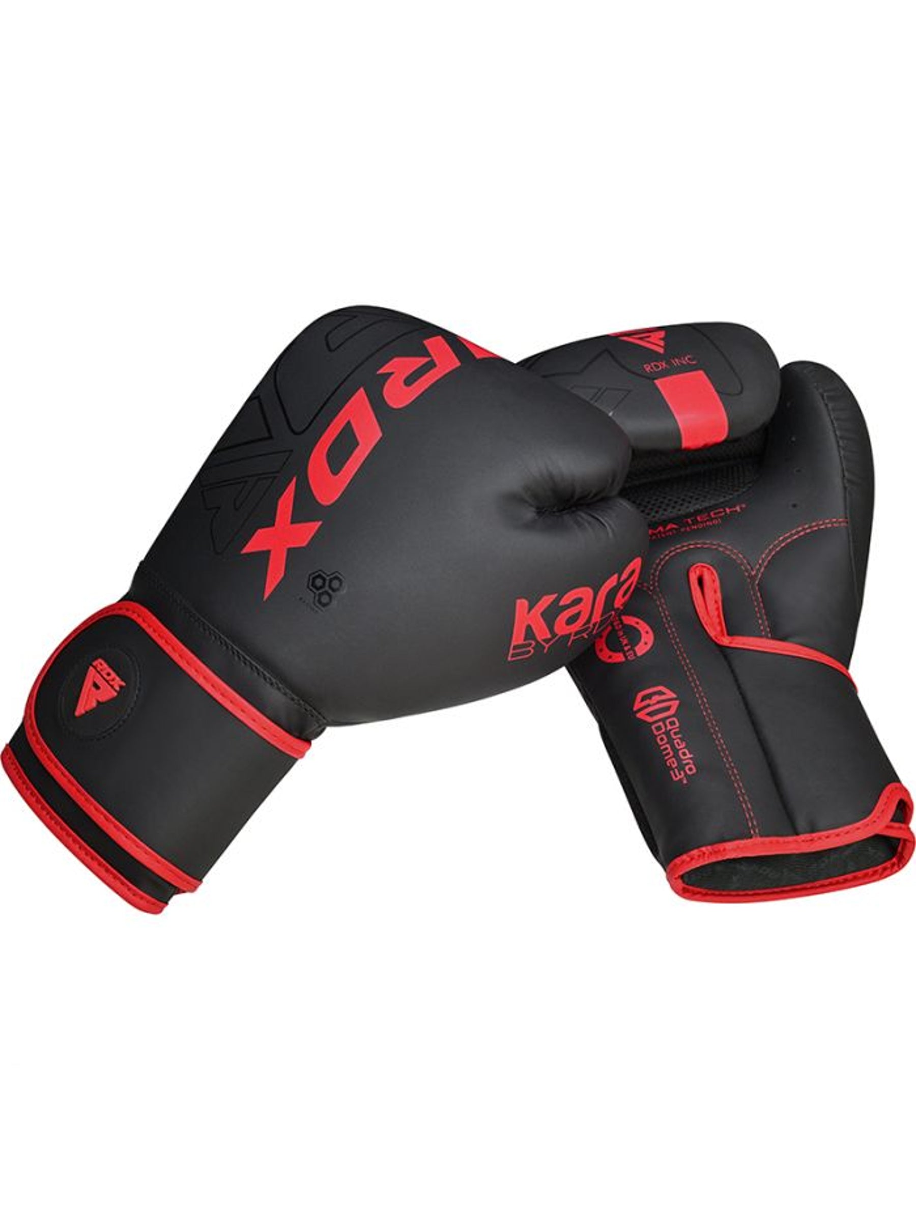 RDX F6 Kara Pro Boxing Training Gloves - Red