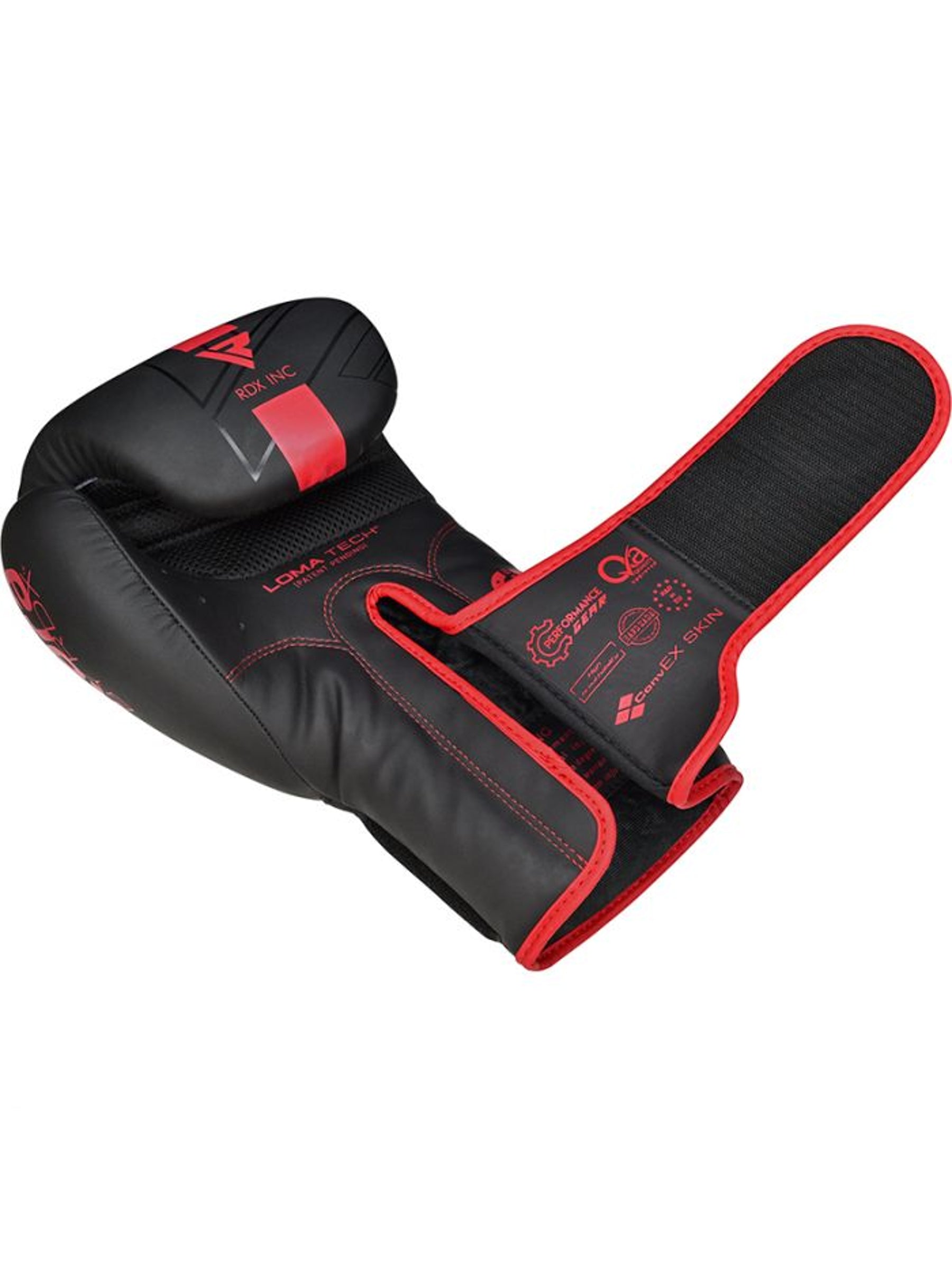 RDX F6 Kara Pro Boxing Training Gloves - Red