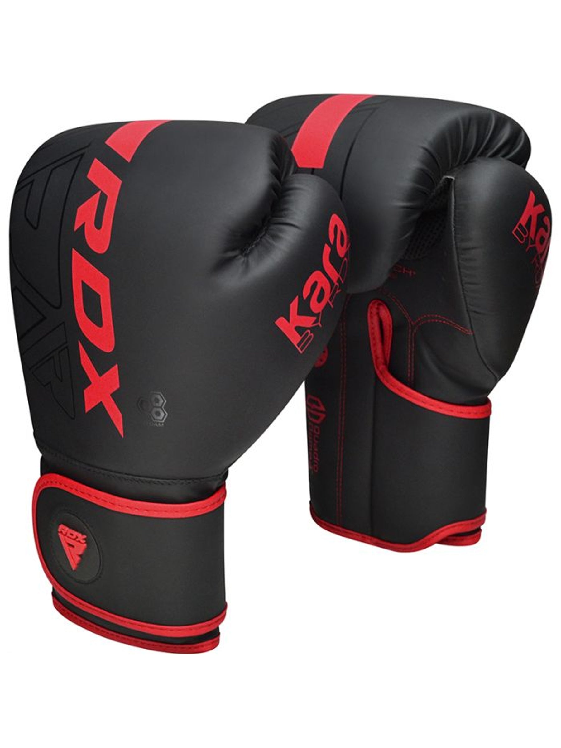 RDX F6 Kara Pro Boxing Training Gloves - Red