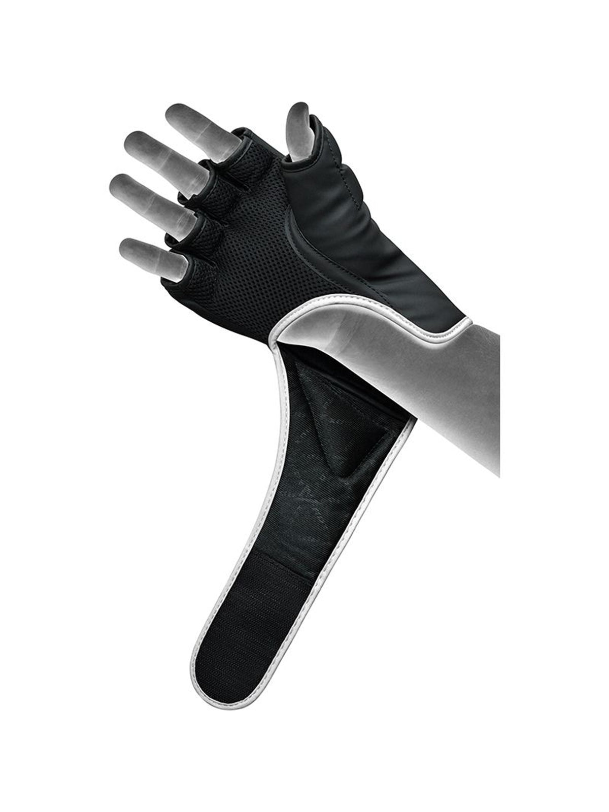 RDX F6 KARA MMA Grappling Gloves - Black and White