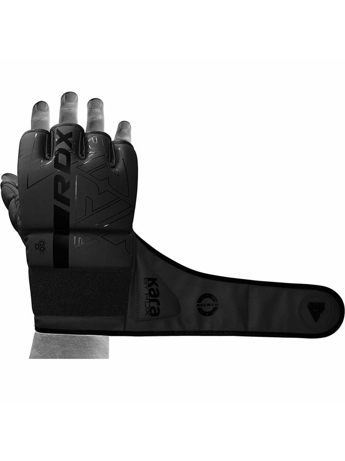 RDX F6 KARA MMA Grappling Gloves - Black